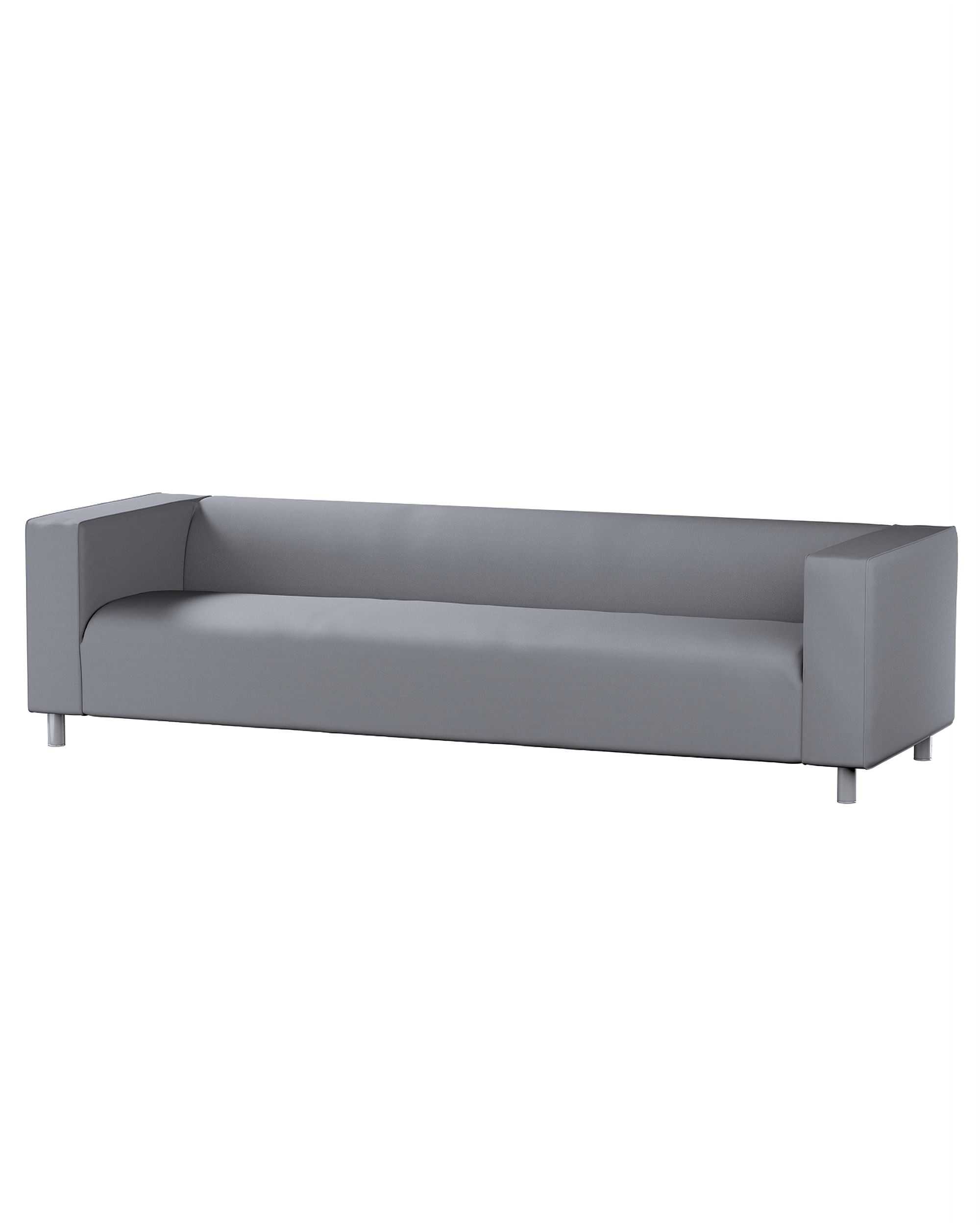 Bezug für Klippan 4-Sitzer Sofa Farbe grau