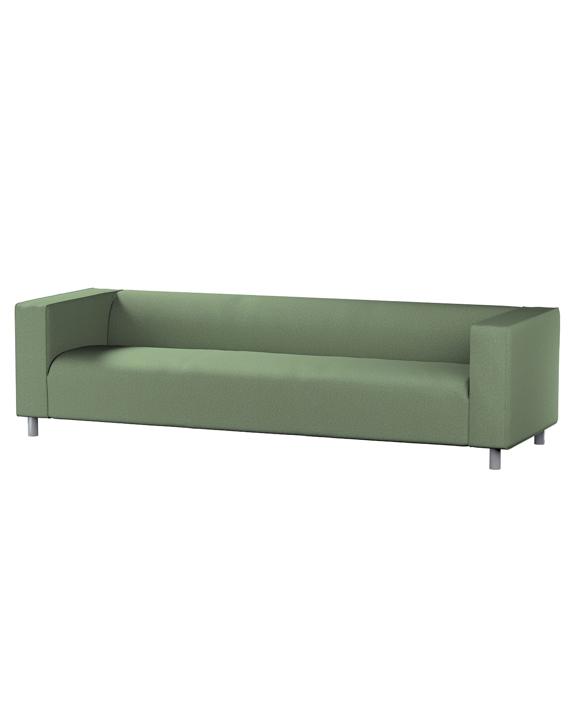 Bezug für Klippan 4-Sitzer Sofa Farbe grün Stoff strukturiert