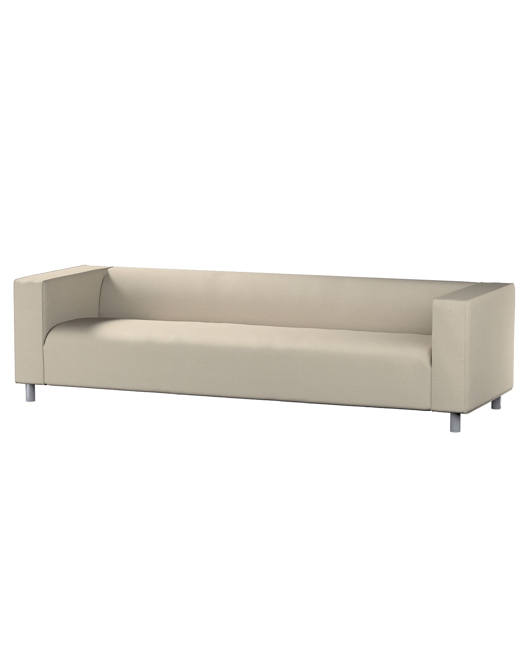 Bezug für Klippan 4-Sitzer Sofa Farbe beige Stoff strukturiert