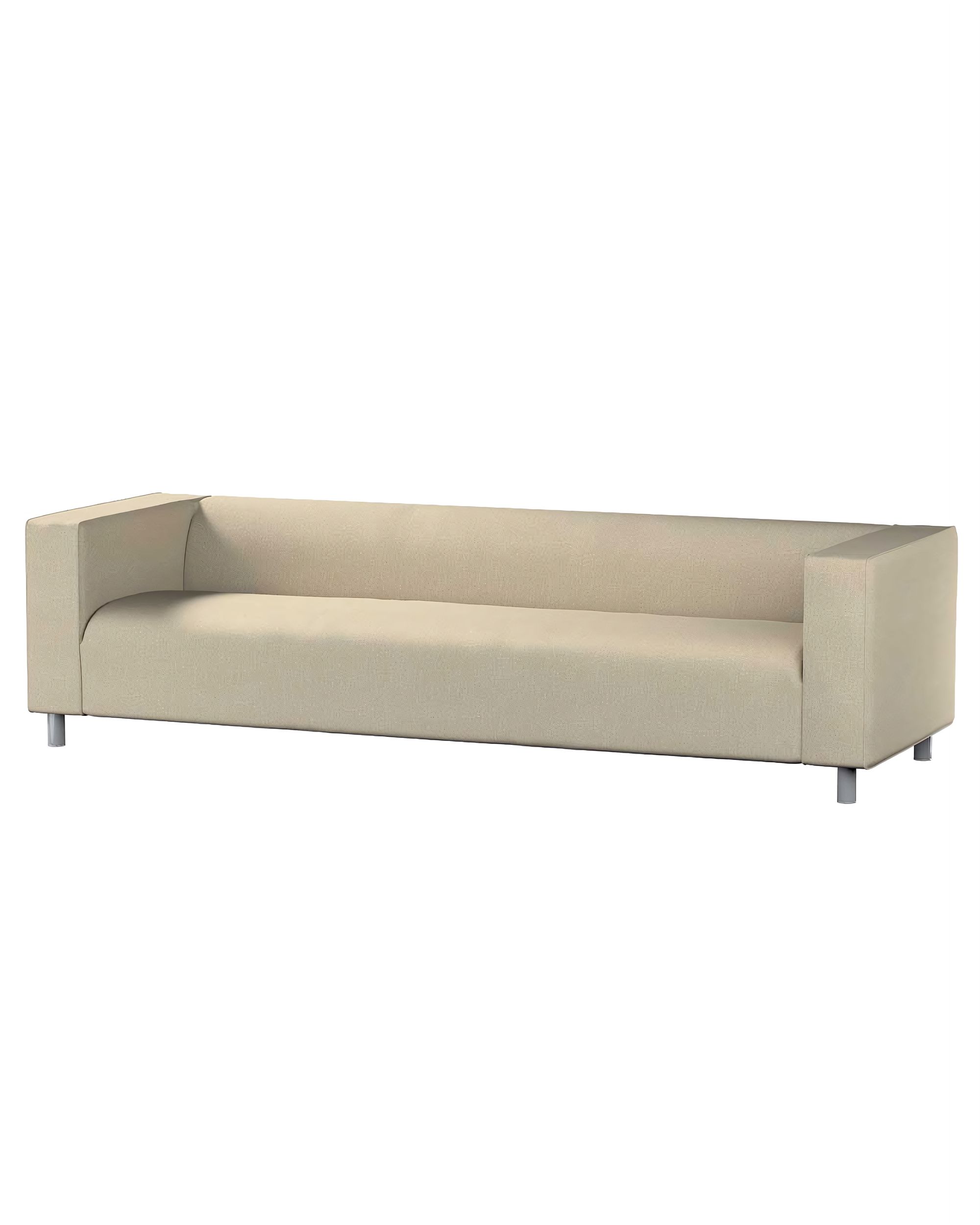 Bezug für Klippan 4-Sitzer Sofa Farbe beige Stoff strukturiert