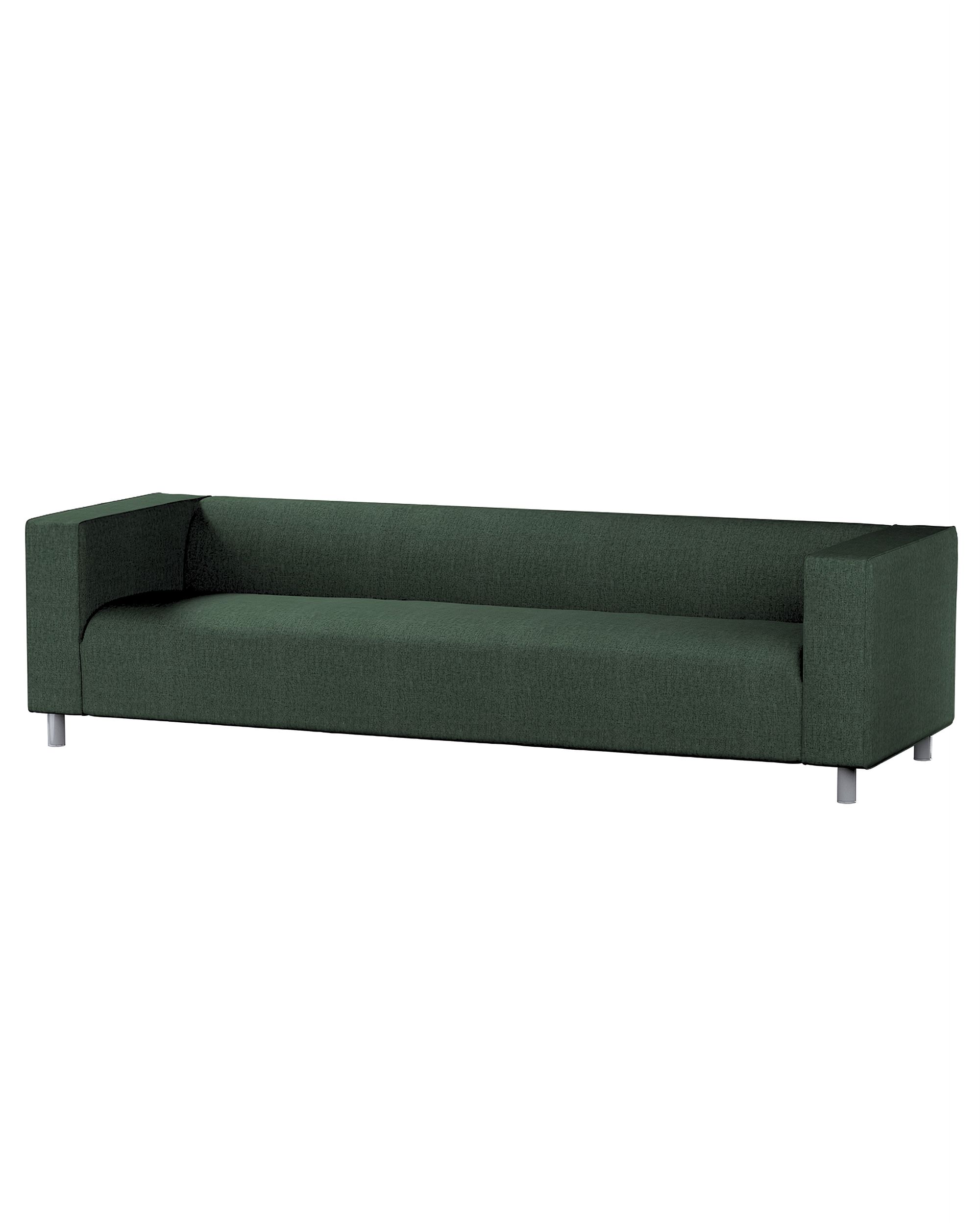 Bezug für Klippan 4-Sitzer Sofa Farbe grün Stoff strukturiert