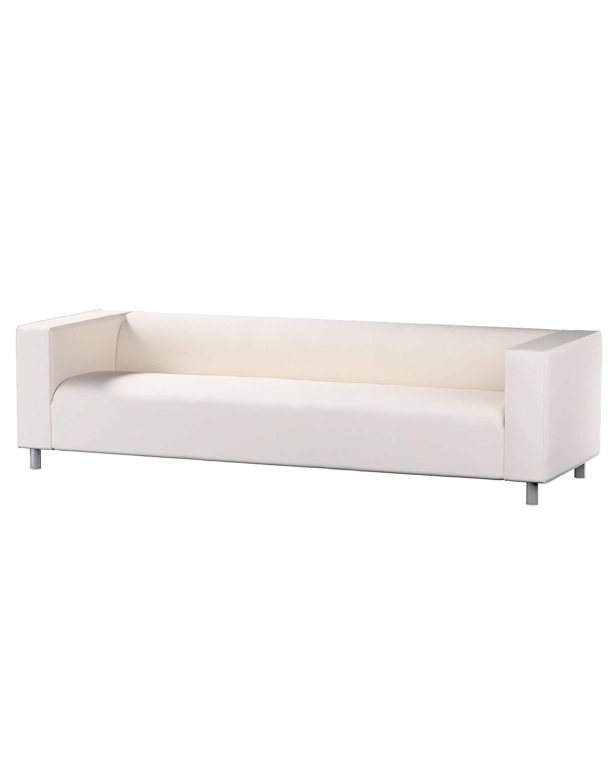 Bezug für Klippan 4-Sitzer Sofa Farbe beige Stoff strukturiert