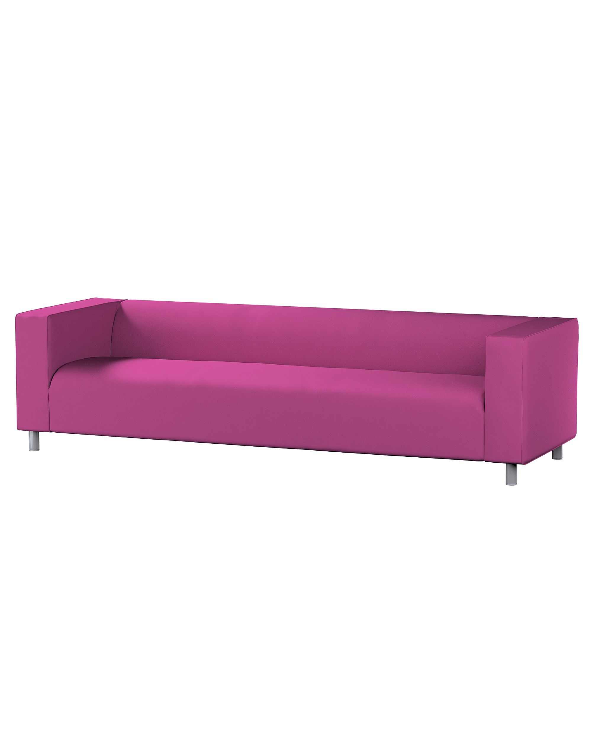 Bezug für Klippan 4-Sitzer Sofa Farbe rosa Stoff strukturiert