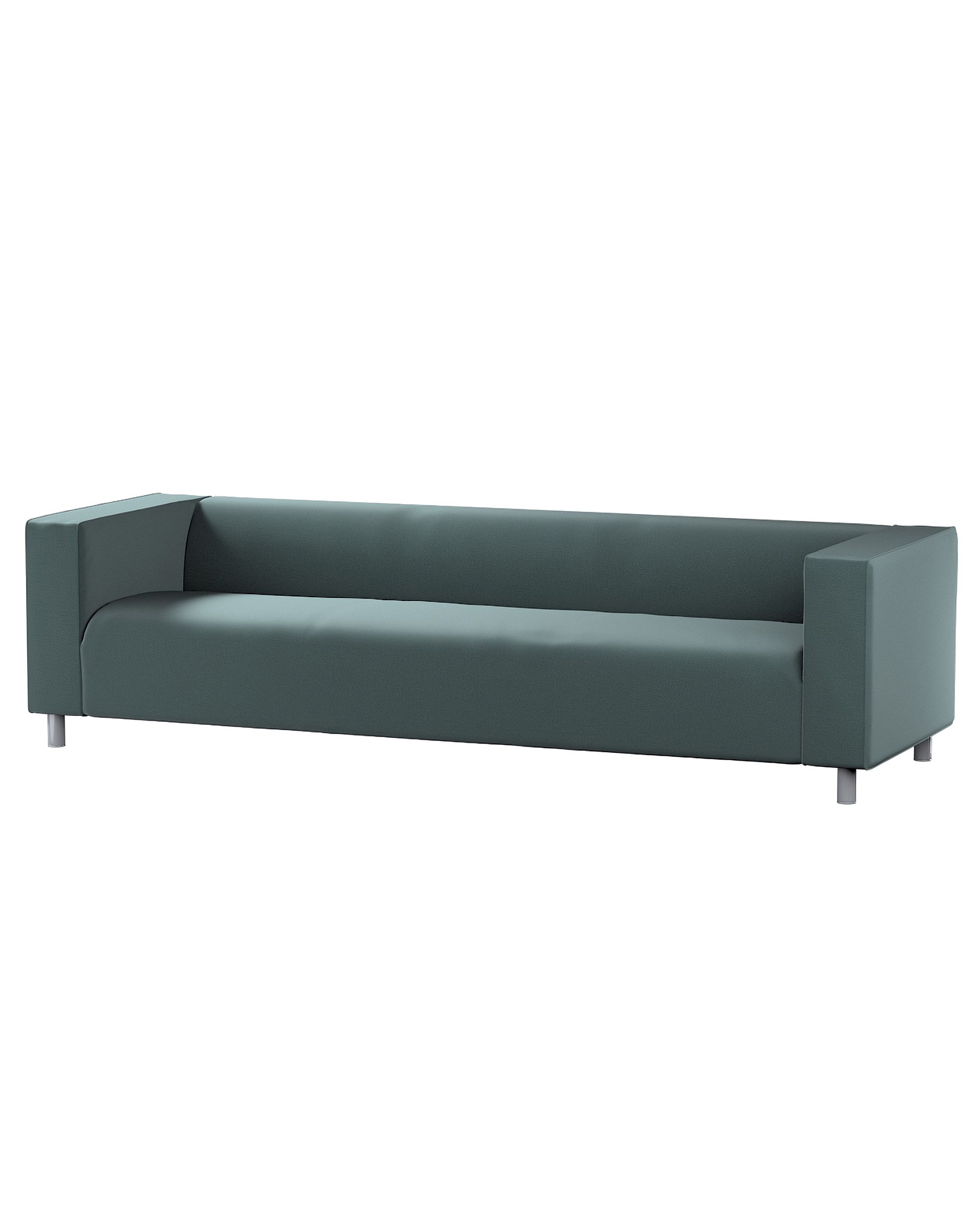 Bezug für Klippan 4-Sitzer Sofa Farbe grün Stoff samt