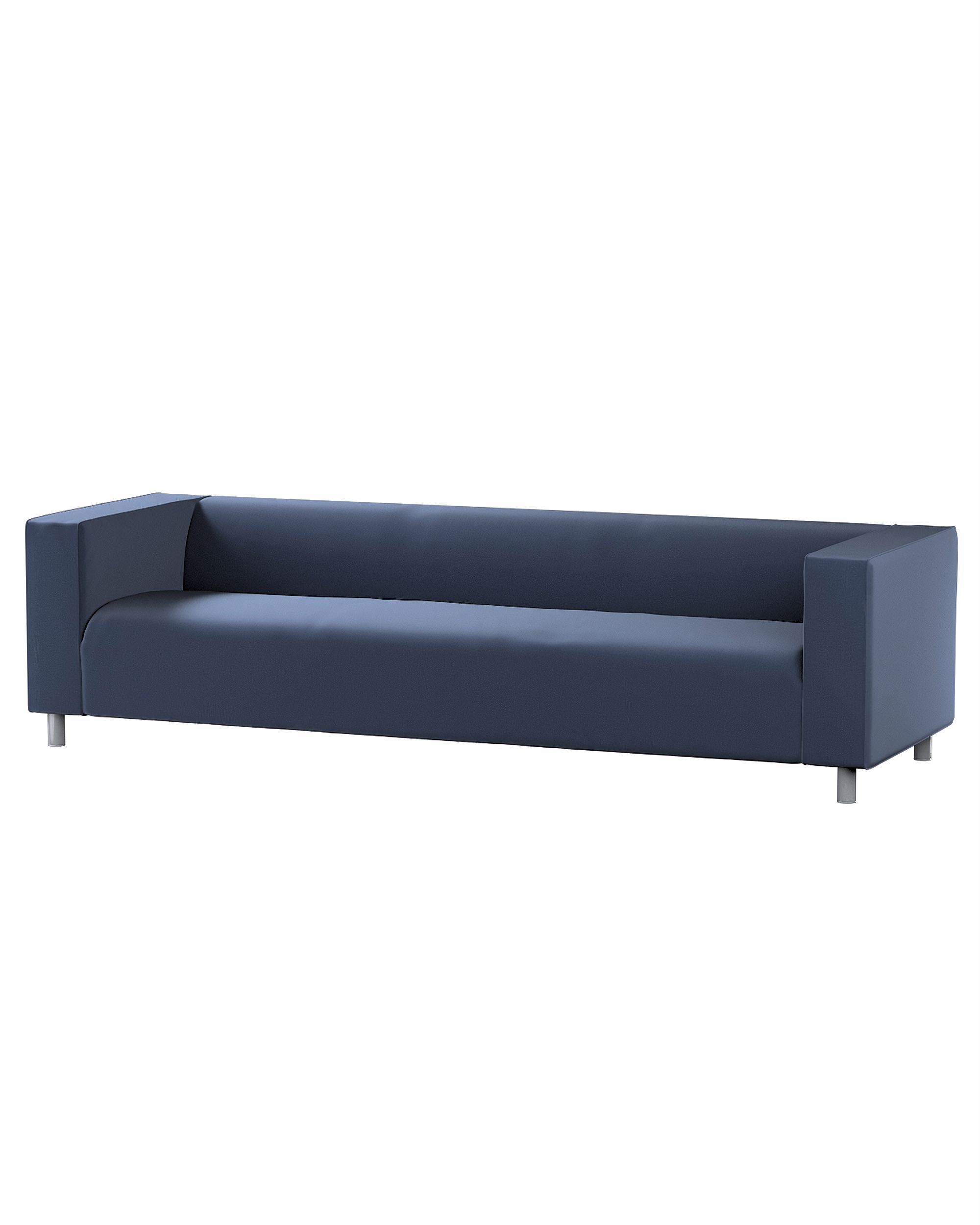 Bezug für Klippan 4-Sitzer Sofa Farbe dunkelblau Stoff samt