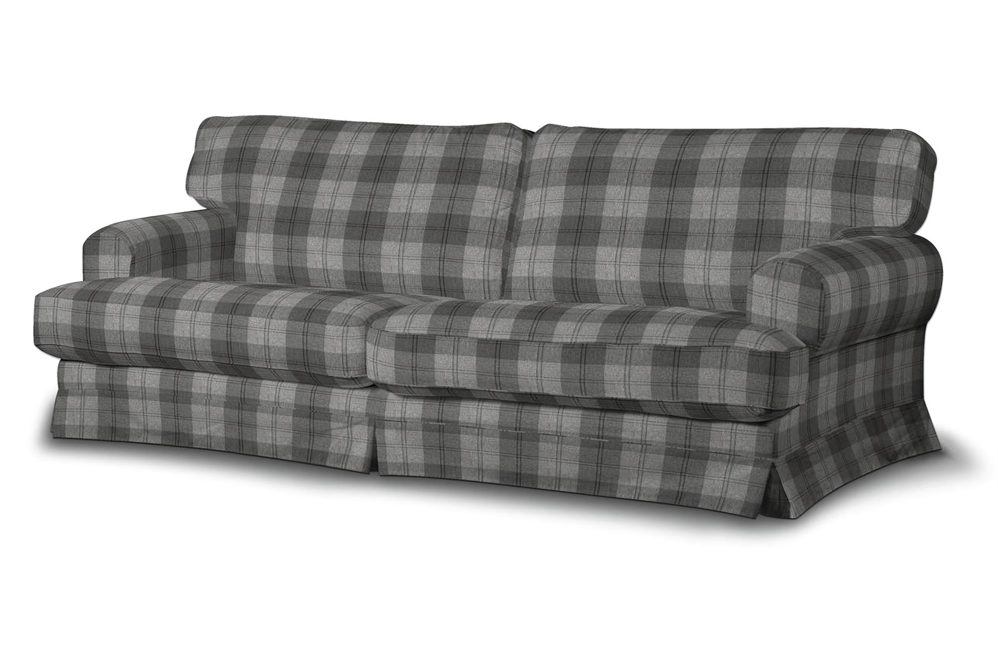 Bezug für Ekeskog Sofa nicht ausklappbar Farbe grau Stoff strukturiert, gemustert