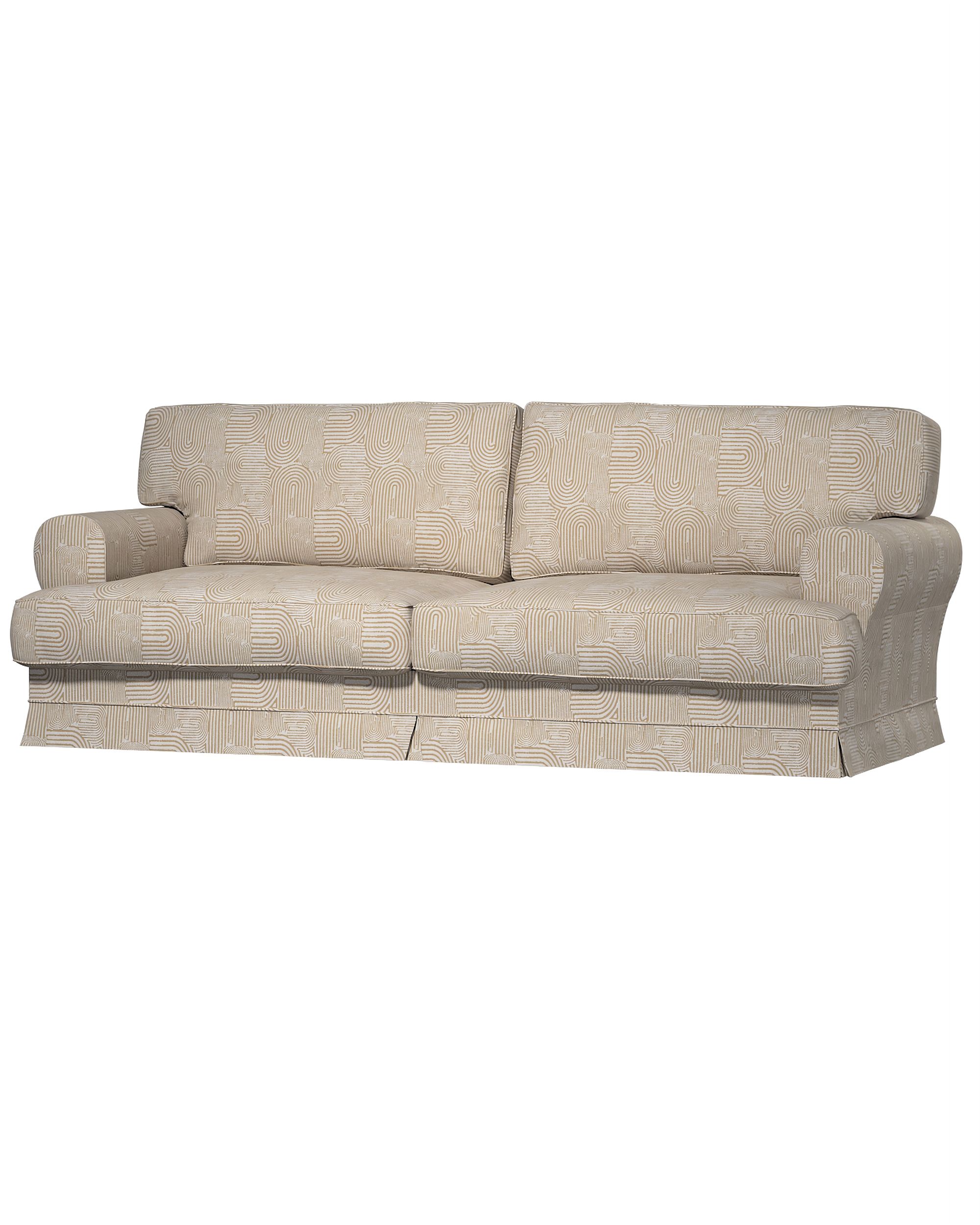 Bezug für Ekeskog Sofa nicht ausklappbar Farbe beige Stoff strukturiert, gemustert