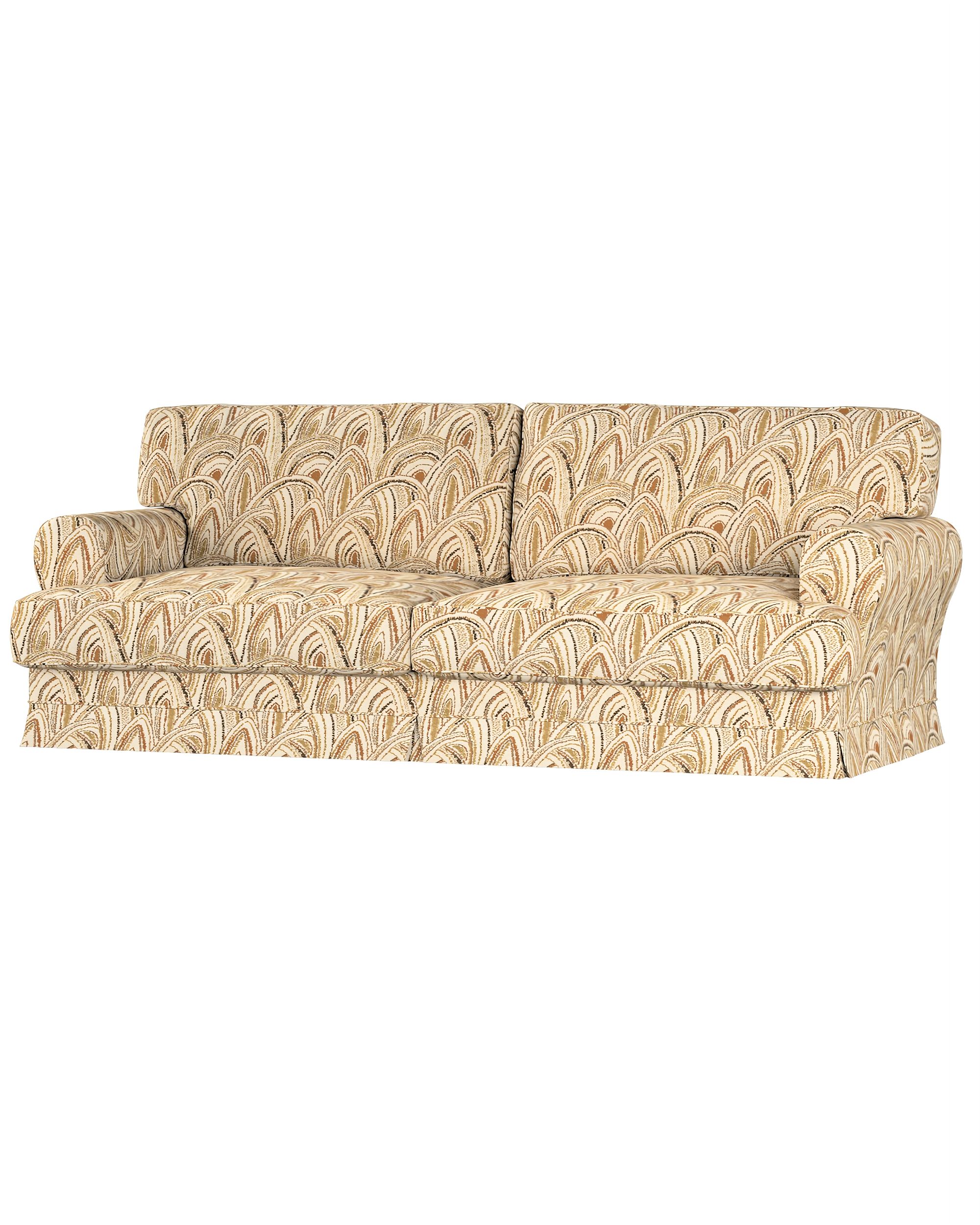 Bezug für Ekeskog Sofa nicht ausklappbar Farbe beige Stoff strukturiert, gemustert