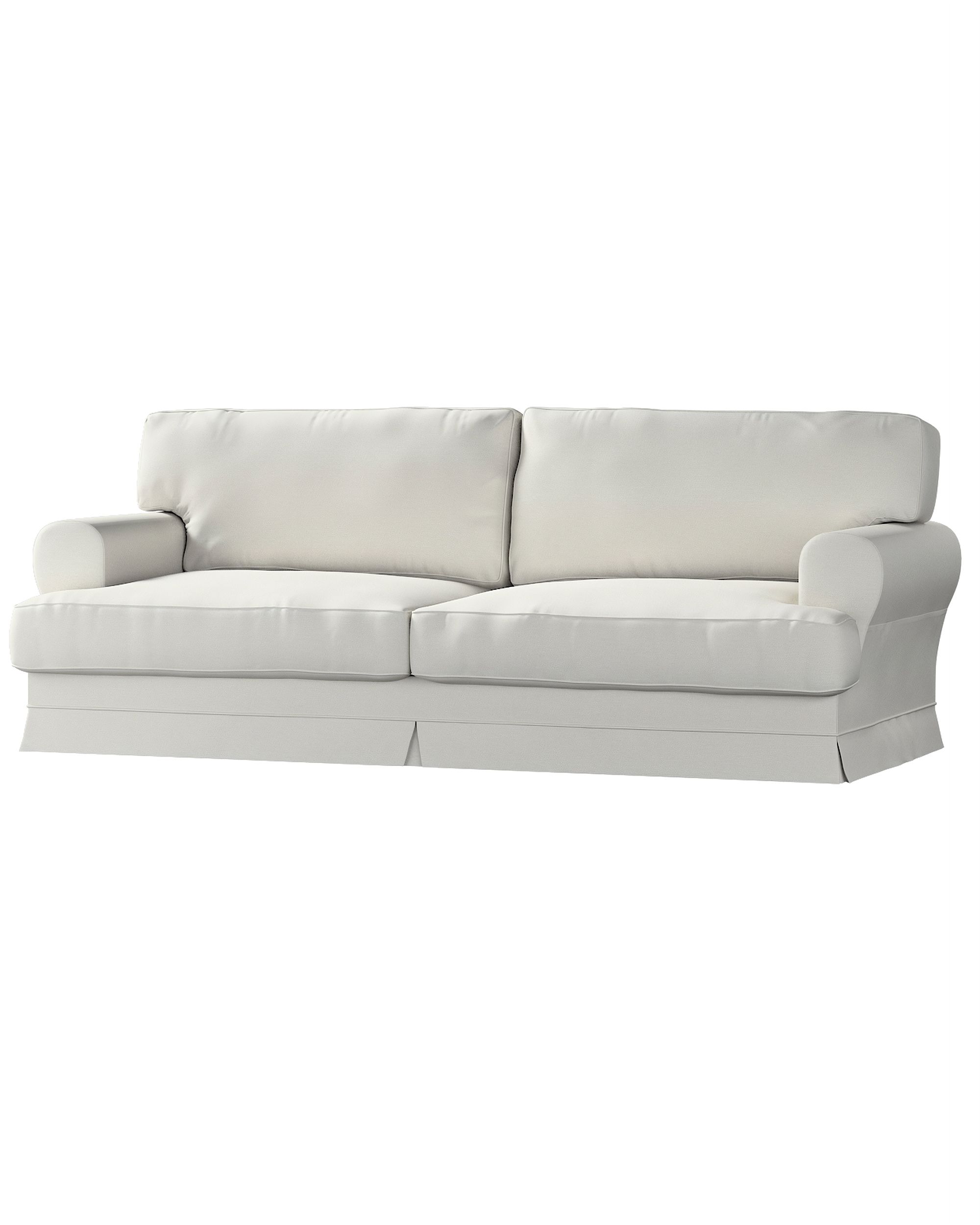 Bezug für Ekeskog Sofa nicht ausklappbar Farbe grau Stoff glänzend, strukturiert, samt
