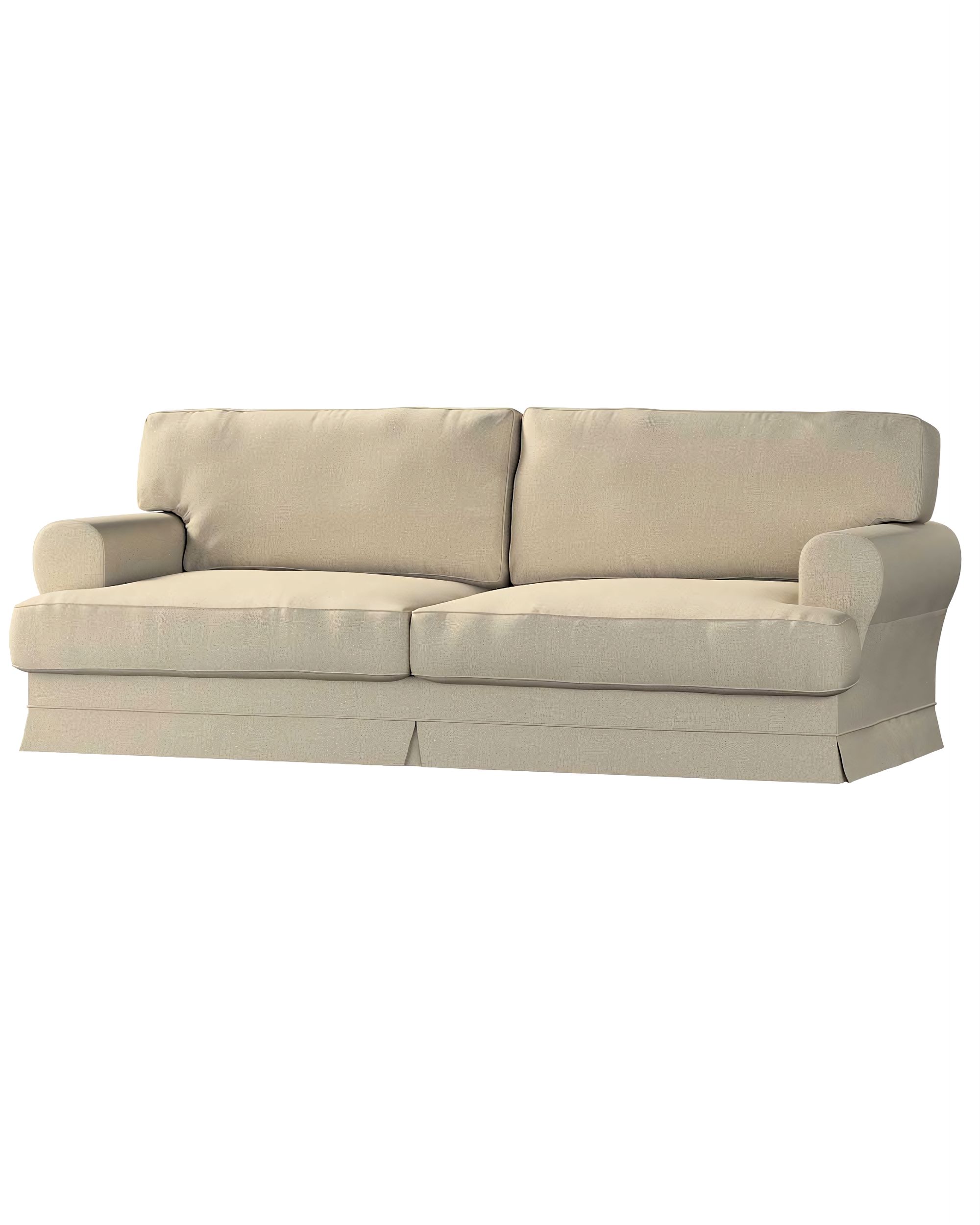 Bezug für Ekeskog Sofa nicht ausklappbar Farbe beige Stoff strukturiert