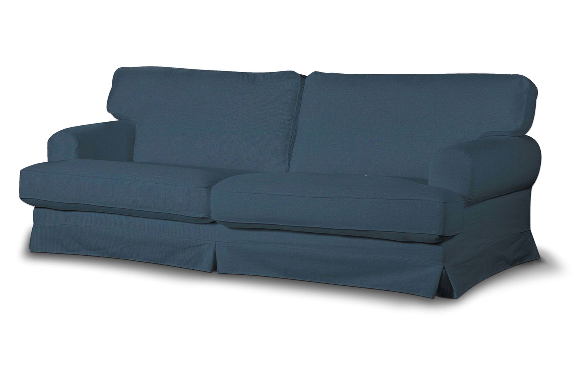 Bezug für Ekeskog Sofa nicht ausklappbar Farbe blau Stoff strukturiert