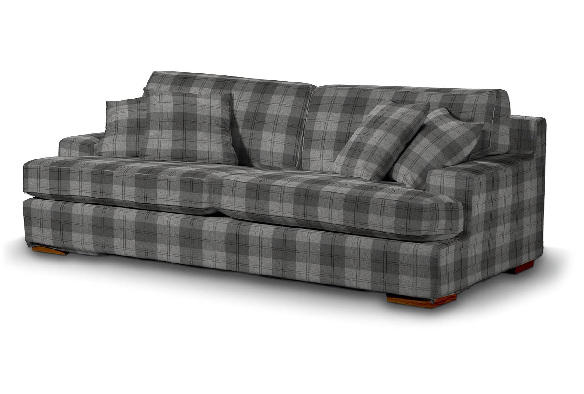 Bezug für Göteborg Sofa Farbe grau Stoff strukturiert, gemustert