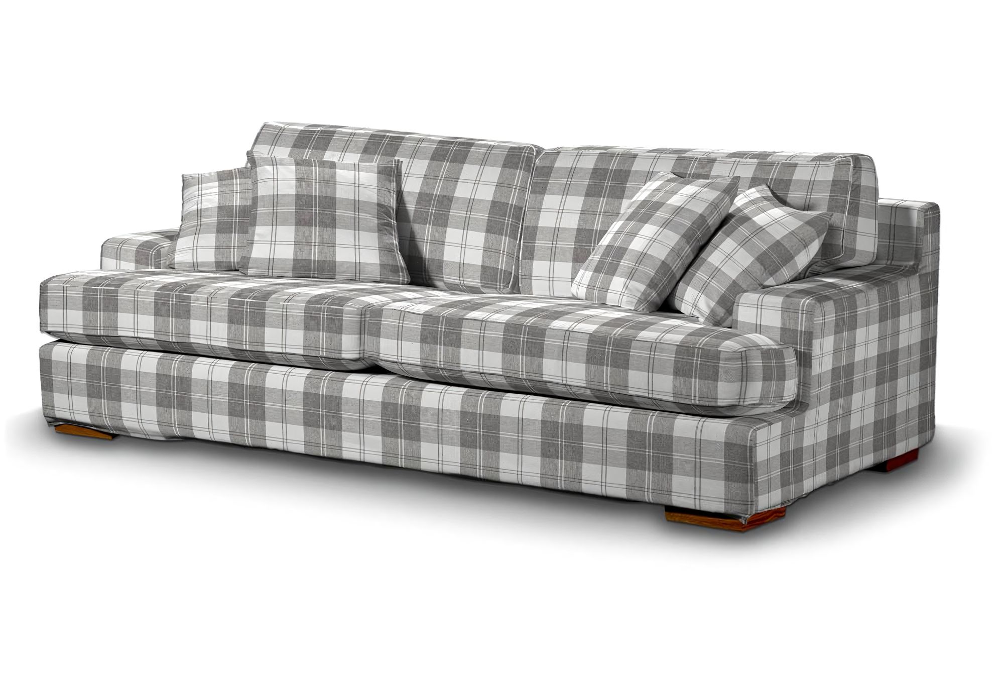 Bezug für Göteborg Sofa Farbe grau Stoff strukturiert, gemustert