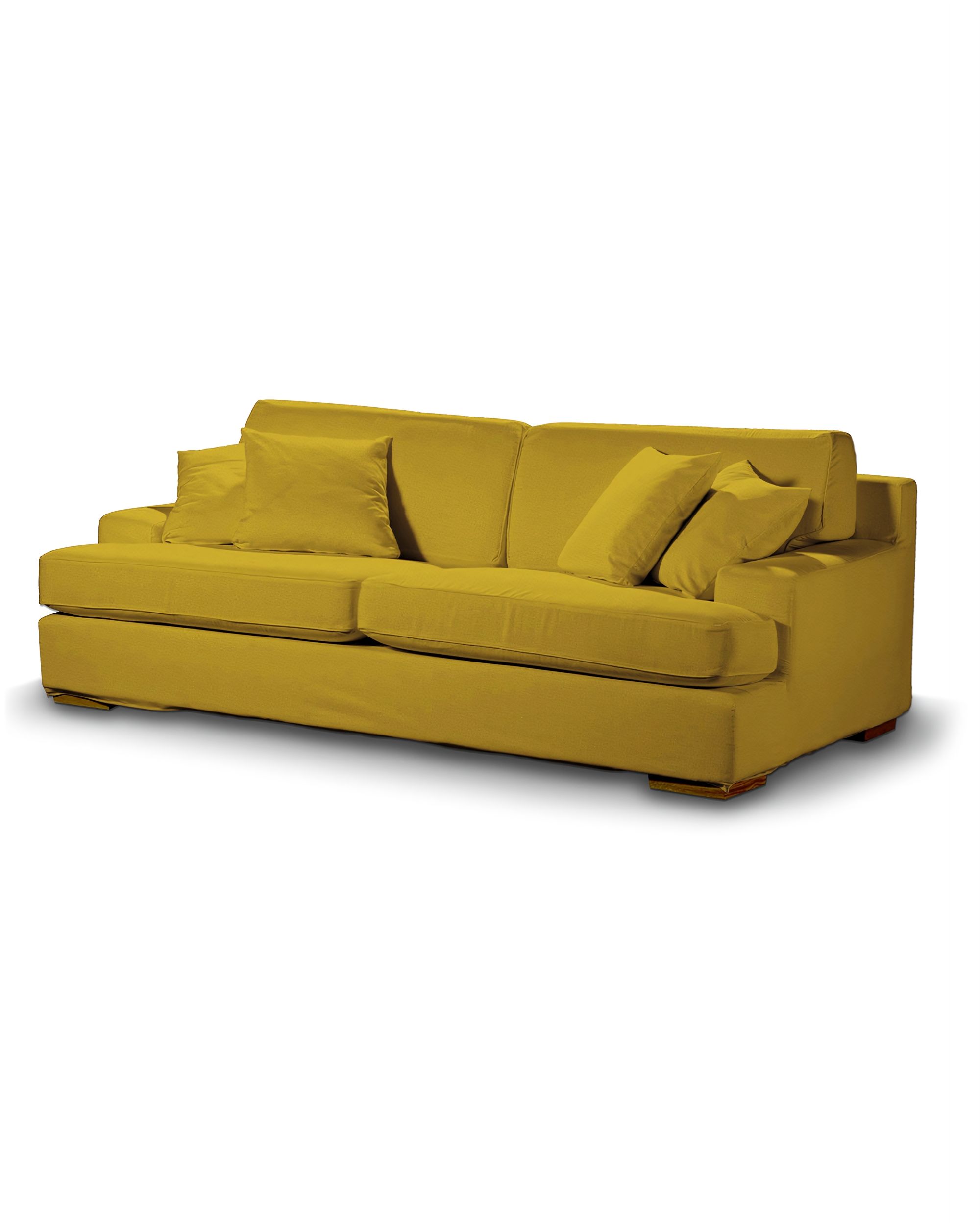Bezug für Göteborg Sofa Farbe gelb Stoff samt