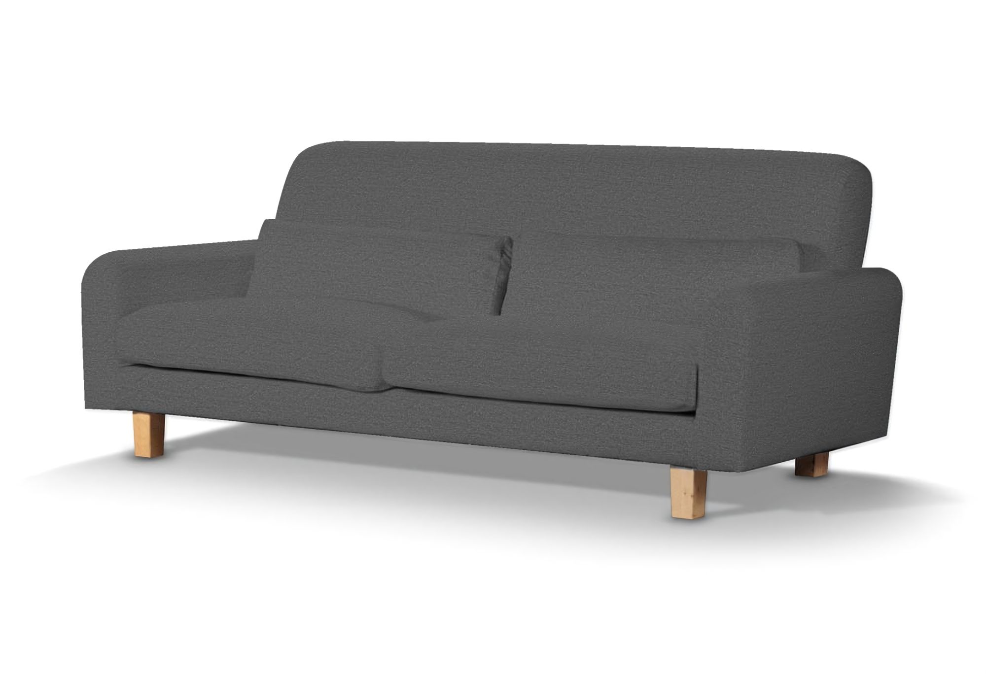 Bezug für Sofa Nikkala Farbe grau Stoff strukturiert