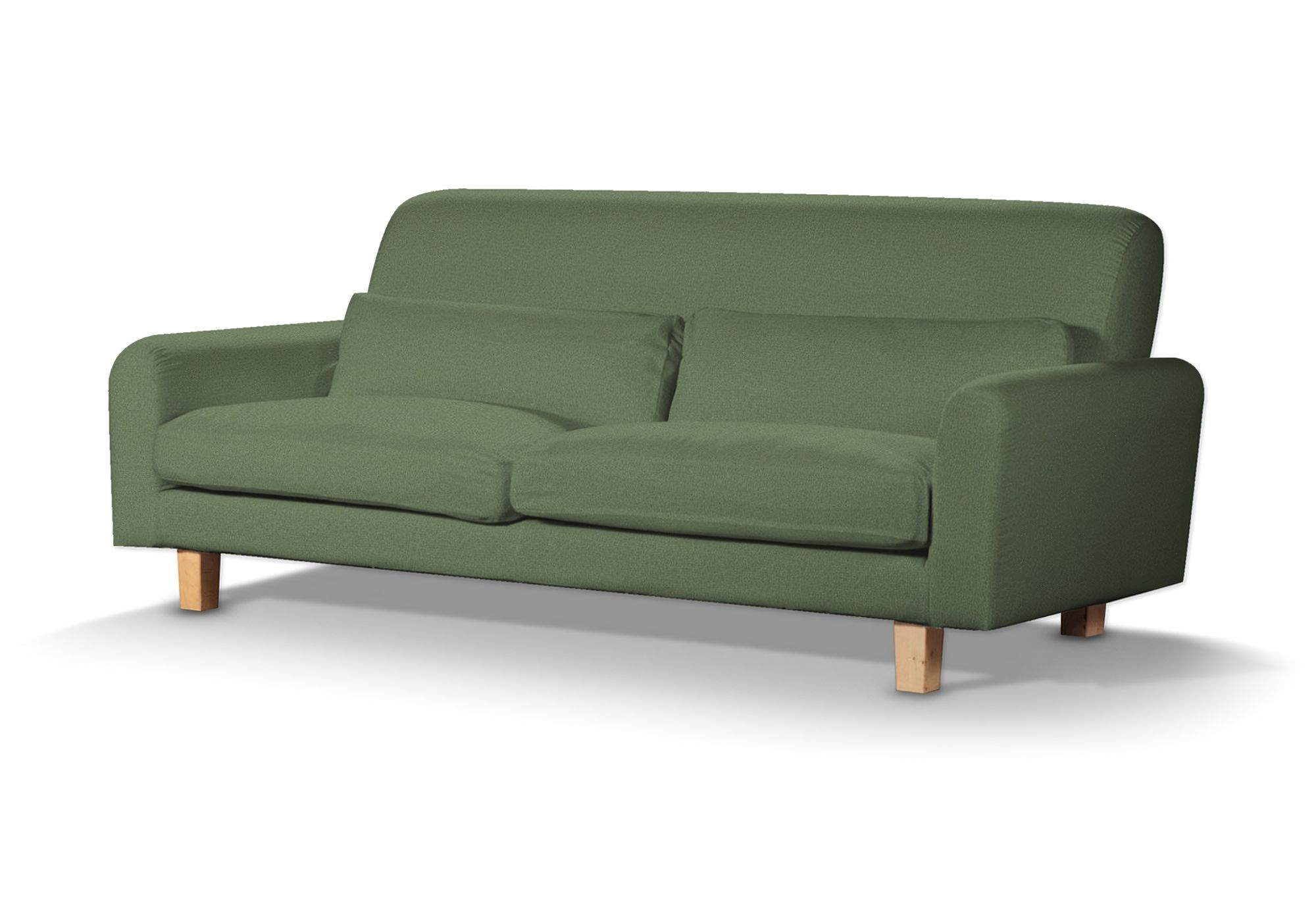 Bezug für Sofa Nikkala Farbe grün Stoff strukturiert