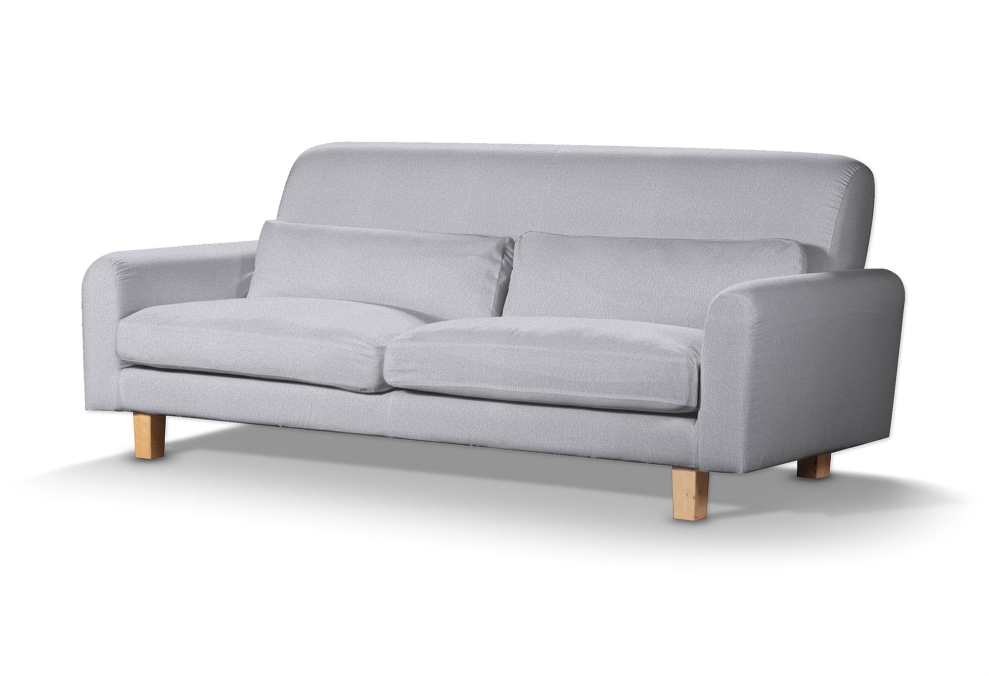 Bezug für Sofa Nikkala Farbe grau Stoff strukturiert