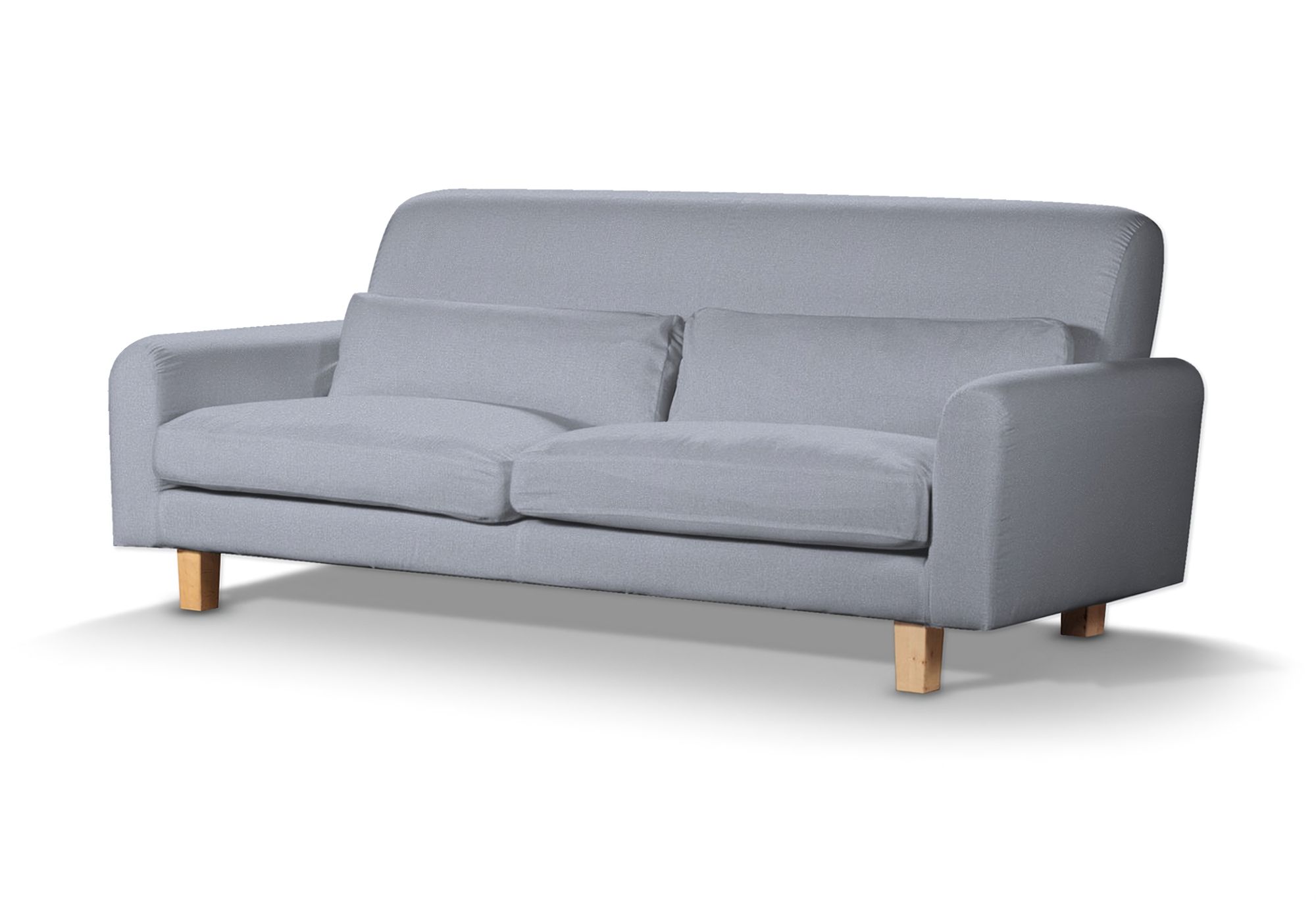 Bezug für Sofa Nikkala Farbe blau Stoff strukturiert