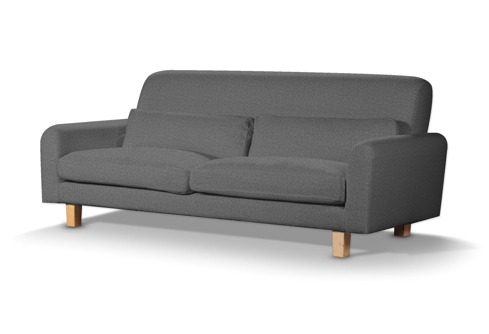 Bezug für Sofa Nikkala Farbe grau Stoff strukturiert