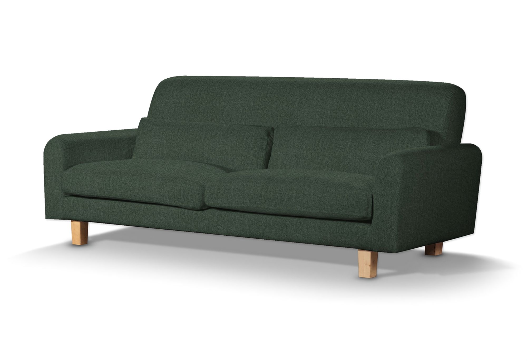 Bezug für Sofa Nikkala Farbe grün Stoff strukturiert