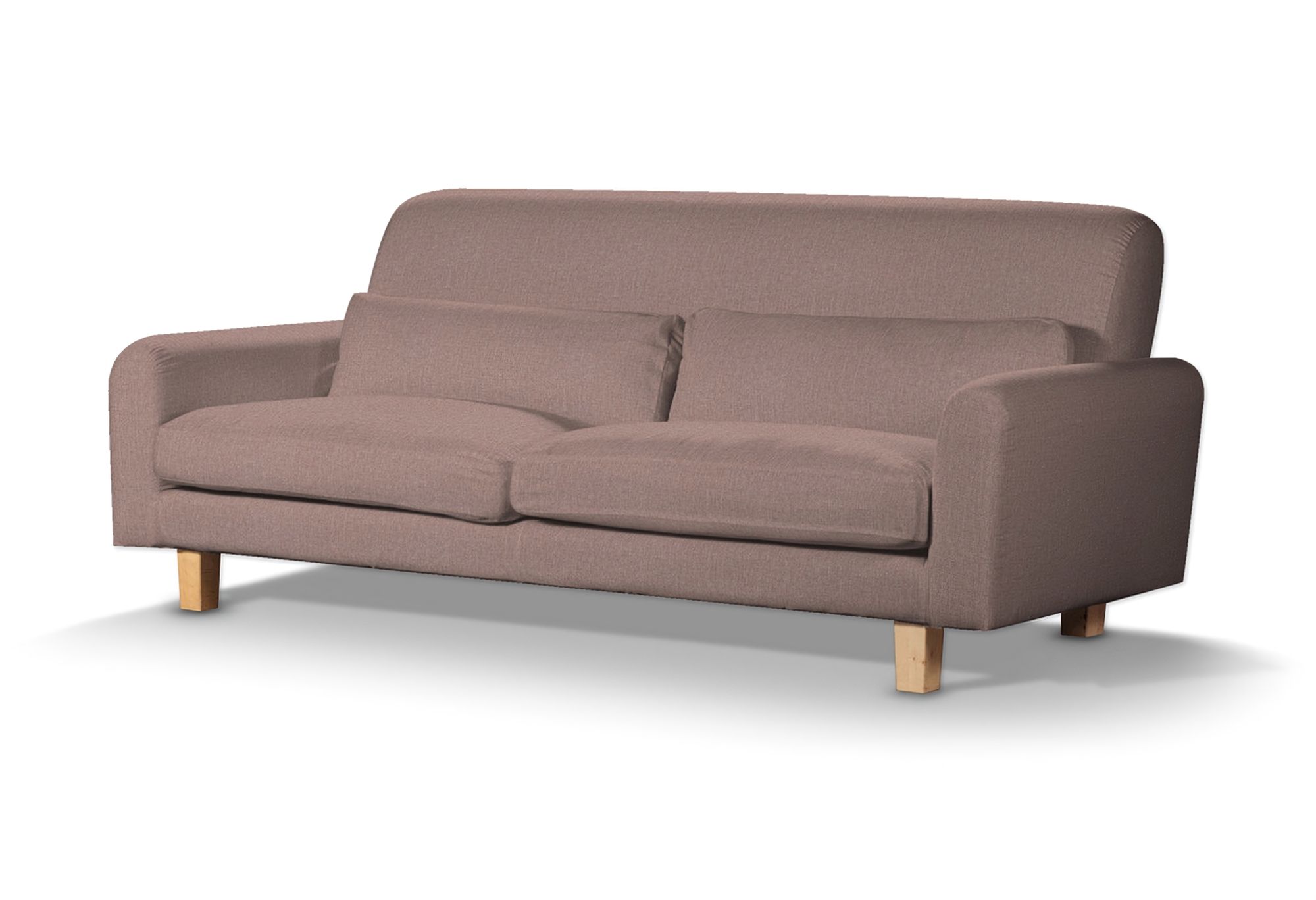 Bezug für Sofa Nikkala Farbe rosa Stoff strukturiert