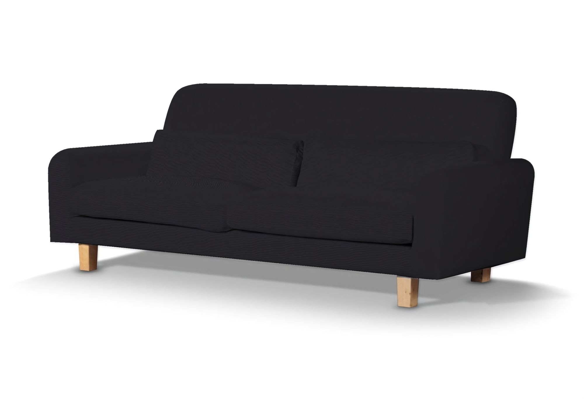 Bezug für Sofa Nikkala Farbe schwarz Stoff strukturiert
