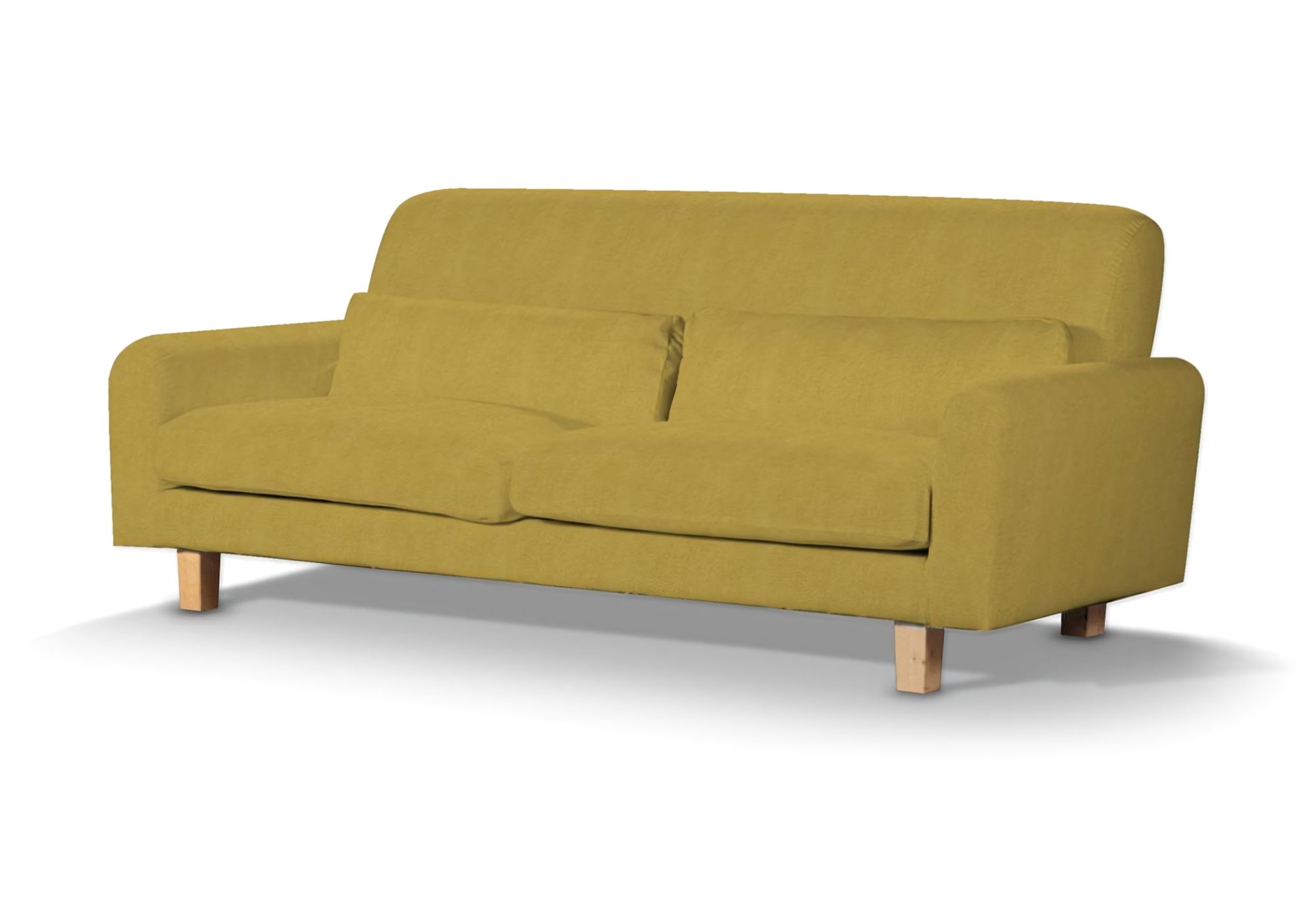 Bezug für Sofa Nikkala Farbe gelb Stoff strukturiert