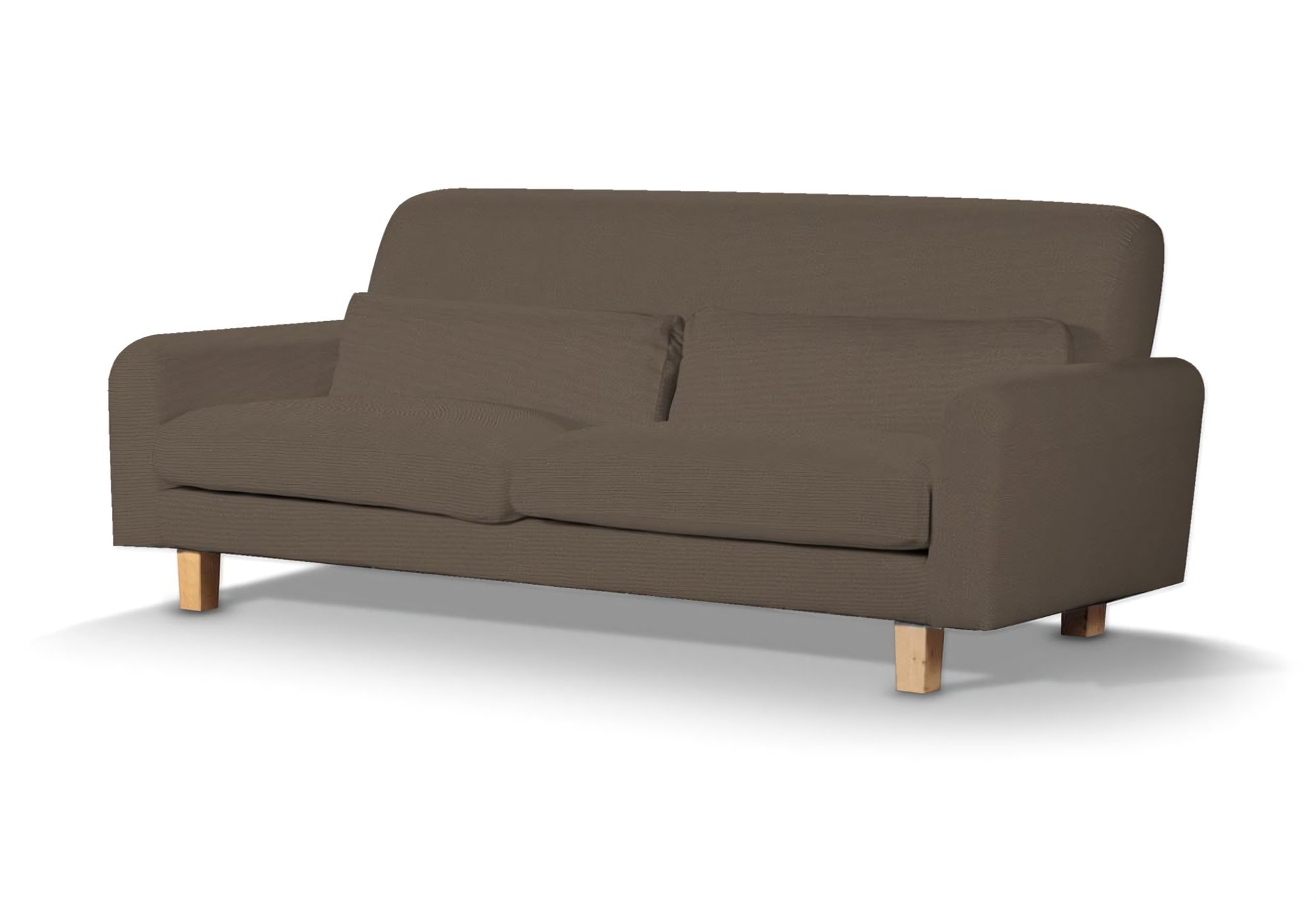 Bezug für Sofa Nikkala Farbe braun Stoff strukturiert