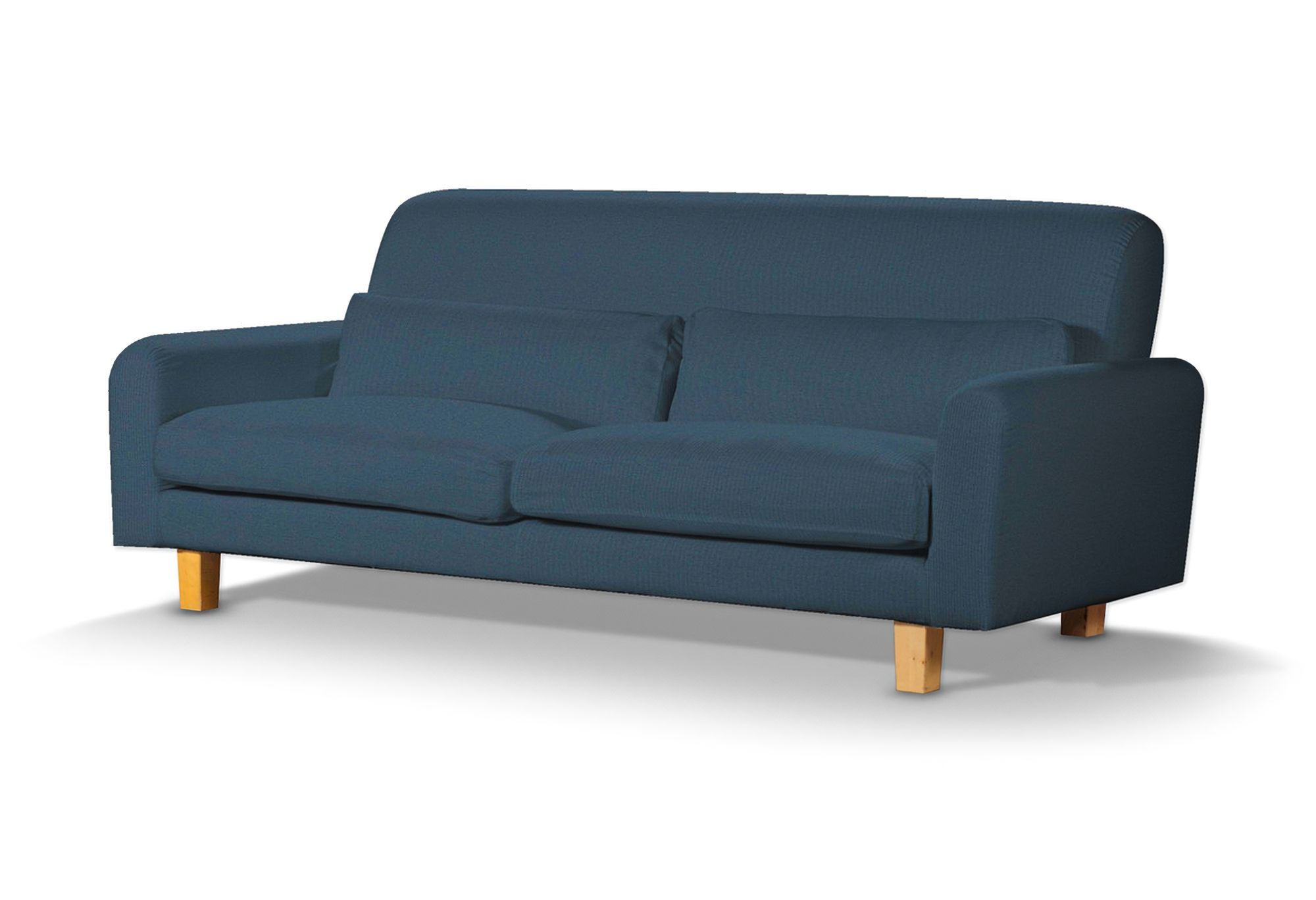 Bezug für Sofa Nikkala Farbe blau Stoff strukturiert