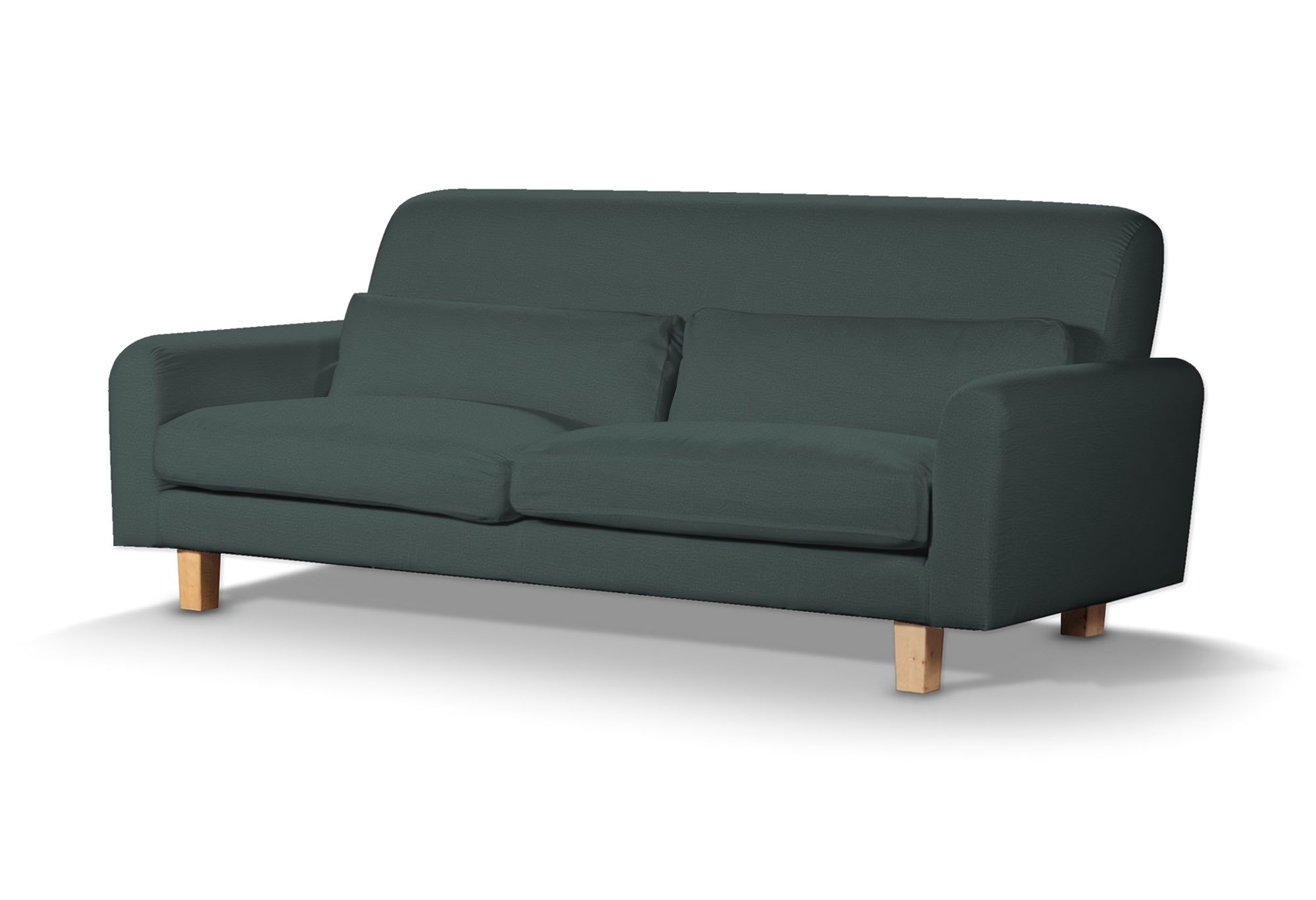 Bezug für Sofa Nikkala Farbe grün Stoff samt