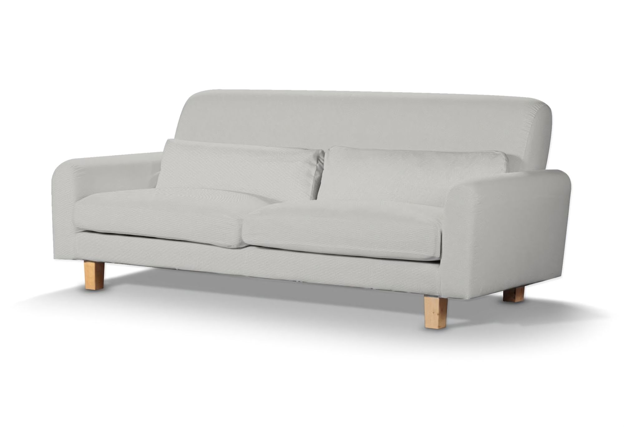 Bezug für Sofa Nikkala Farbe grau Stoff strukturiert