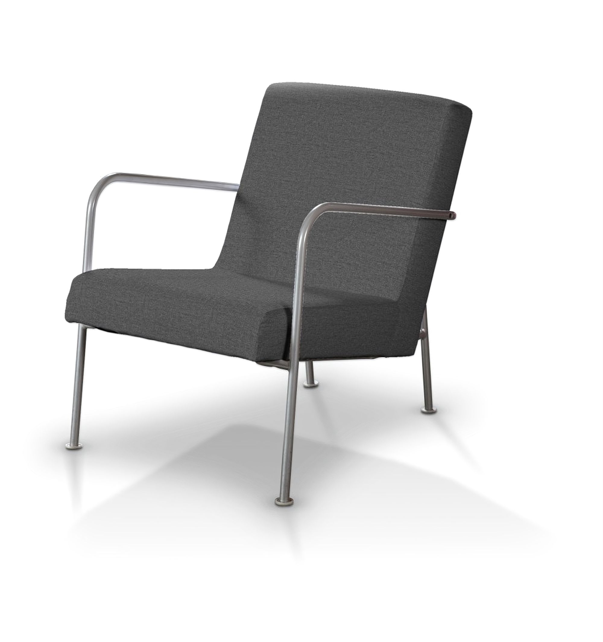 Bezug für Ikea PS Sessel Farbe grau Stoff strukturiert