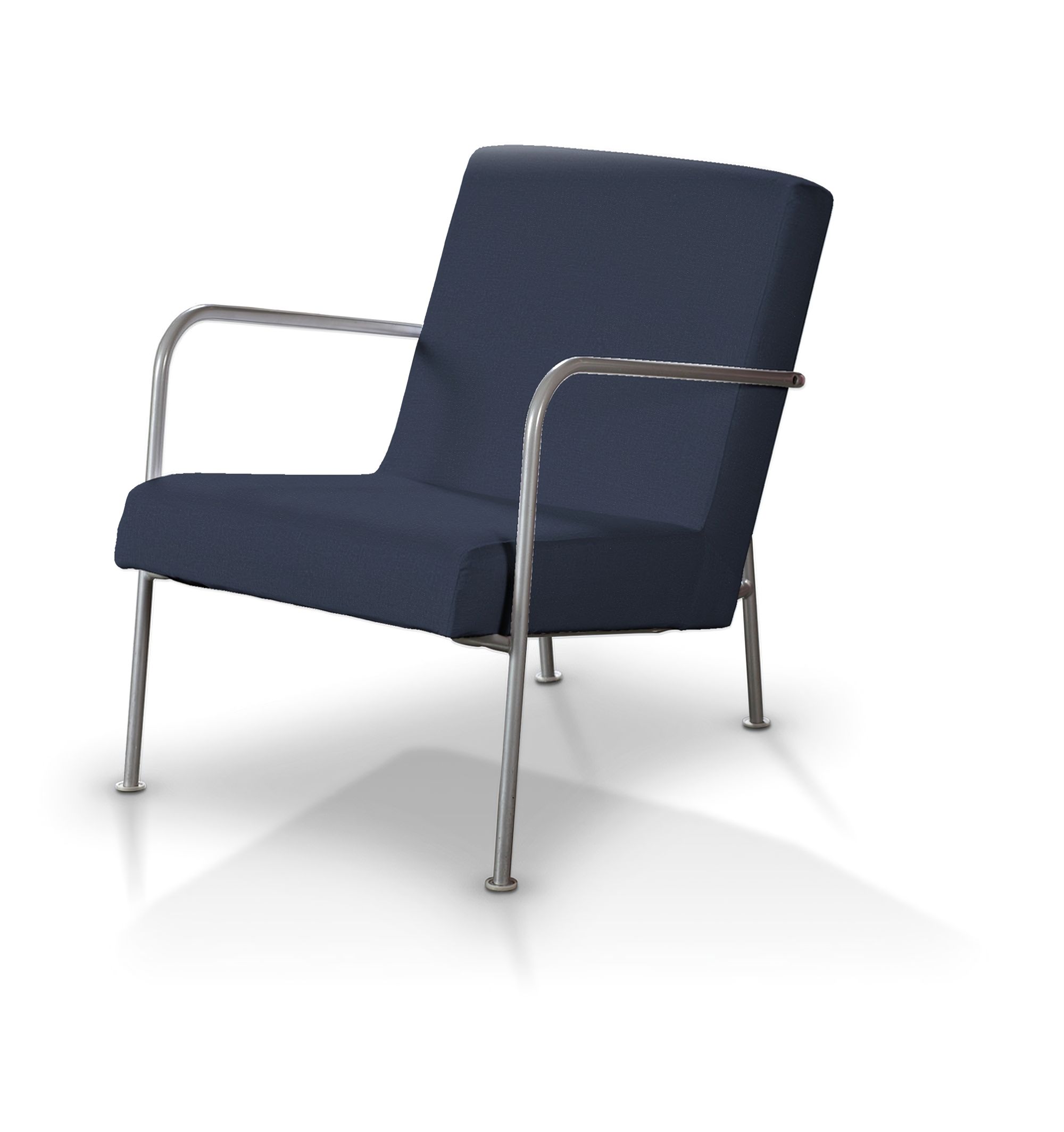 Bezug für Ikea PS Sessel Farbe dunkelblau Stoff samt