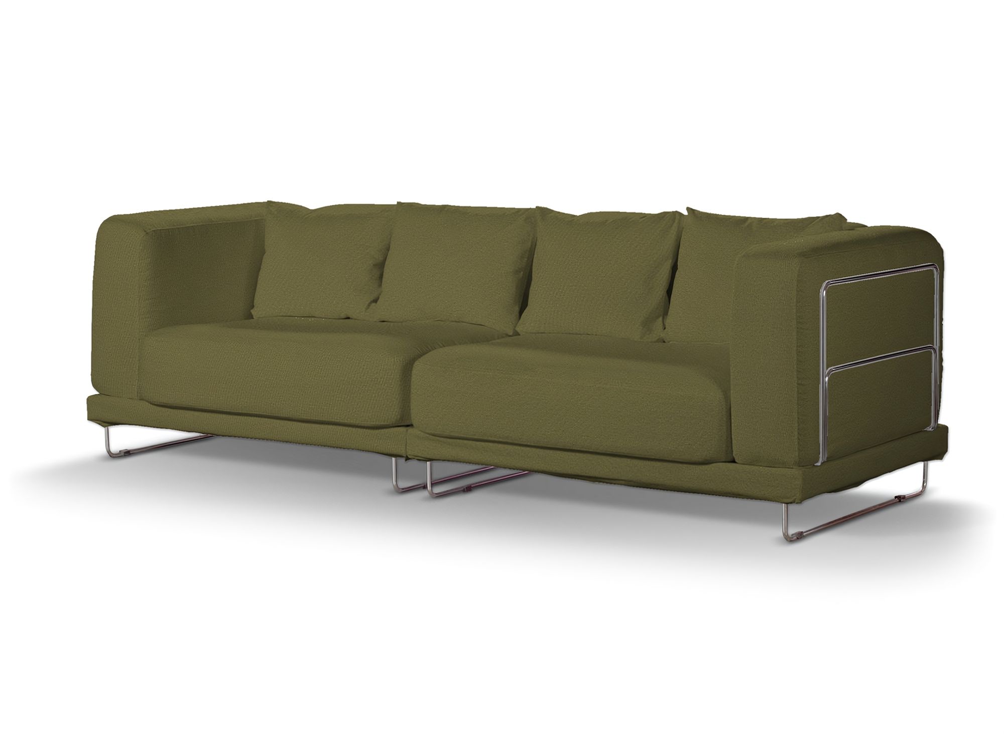 Bezug für Tylösand 3-Sitzer Sofa nicht ausklappbar Farbe grün Stoff strukturiert