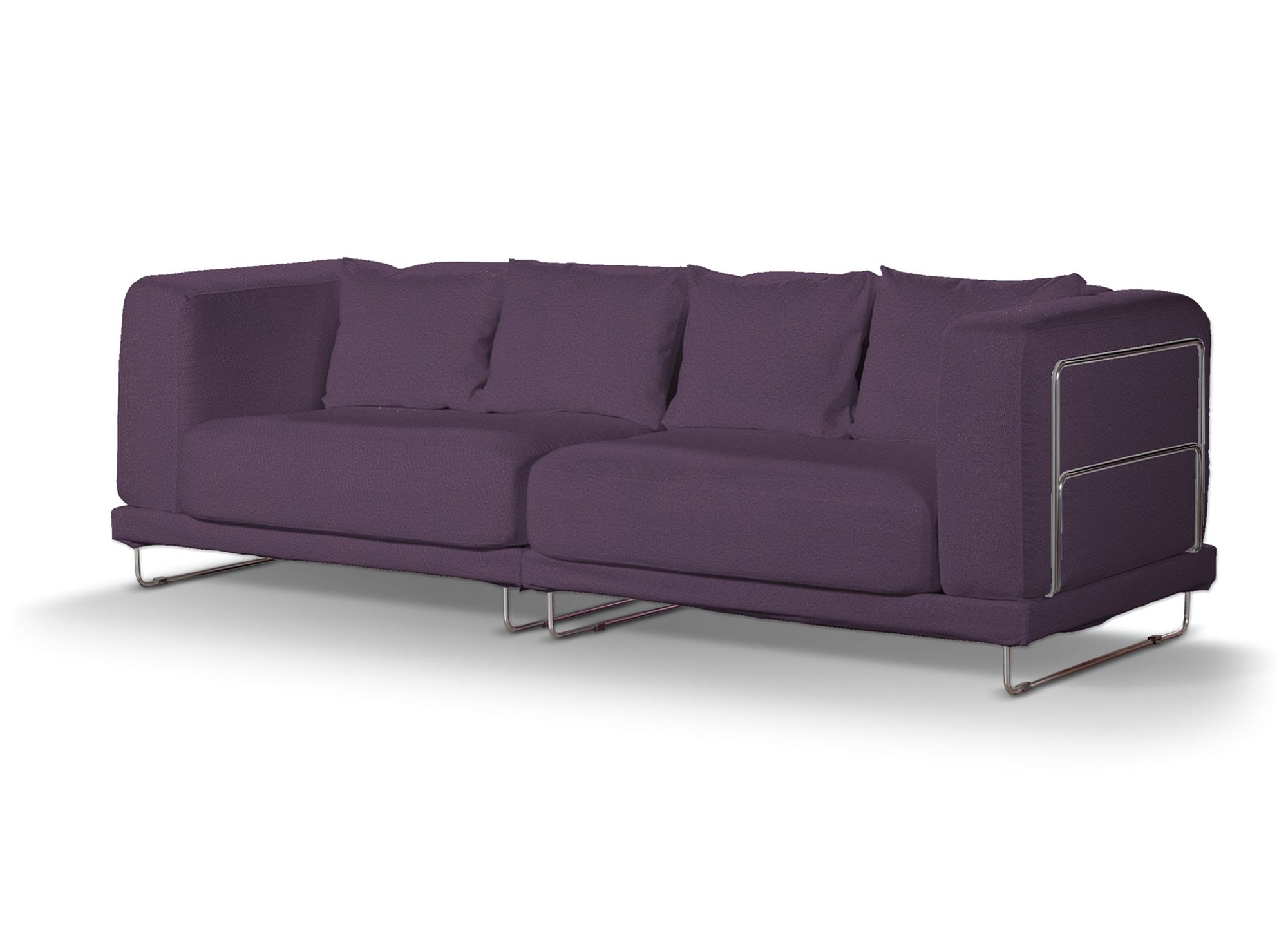 Bezug für Tylösand 3-Sitzer Sofa nicht ausklappbar Farbe violett Stoff strukturiert