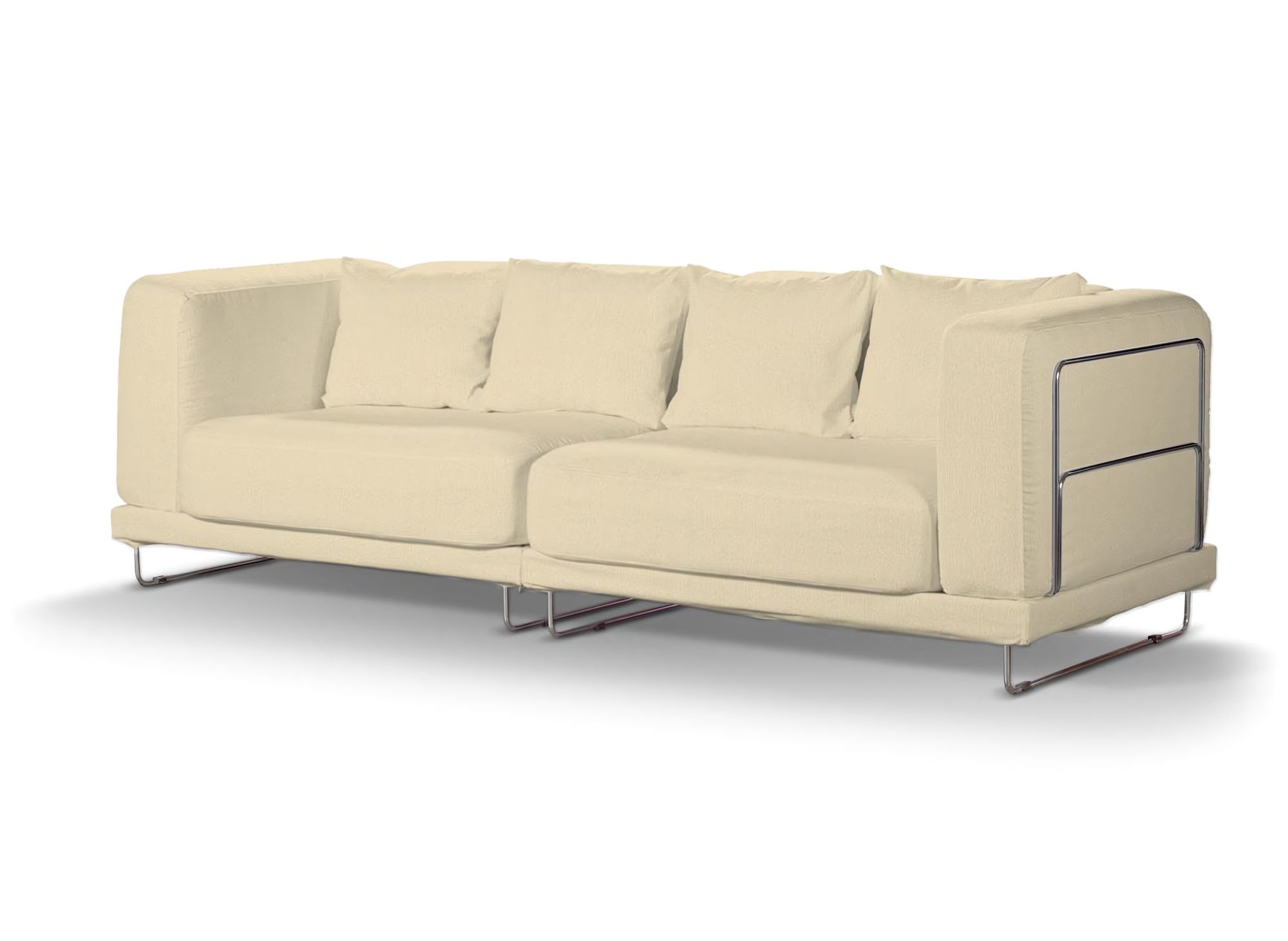 Bezug für Tylösand 3-Sitzer Sofa nicht ausklappbar Farbe creme Stoff glänzend, strukturiert