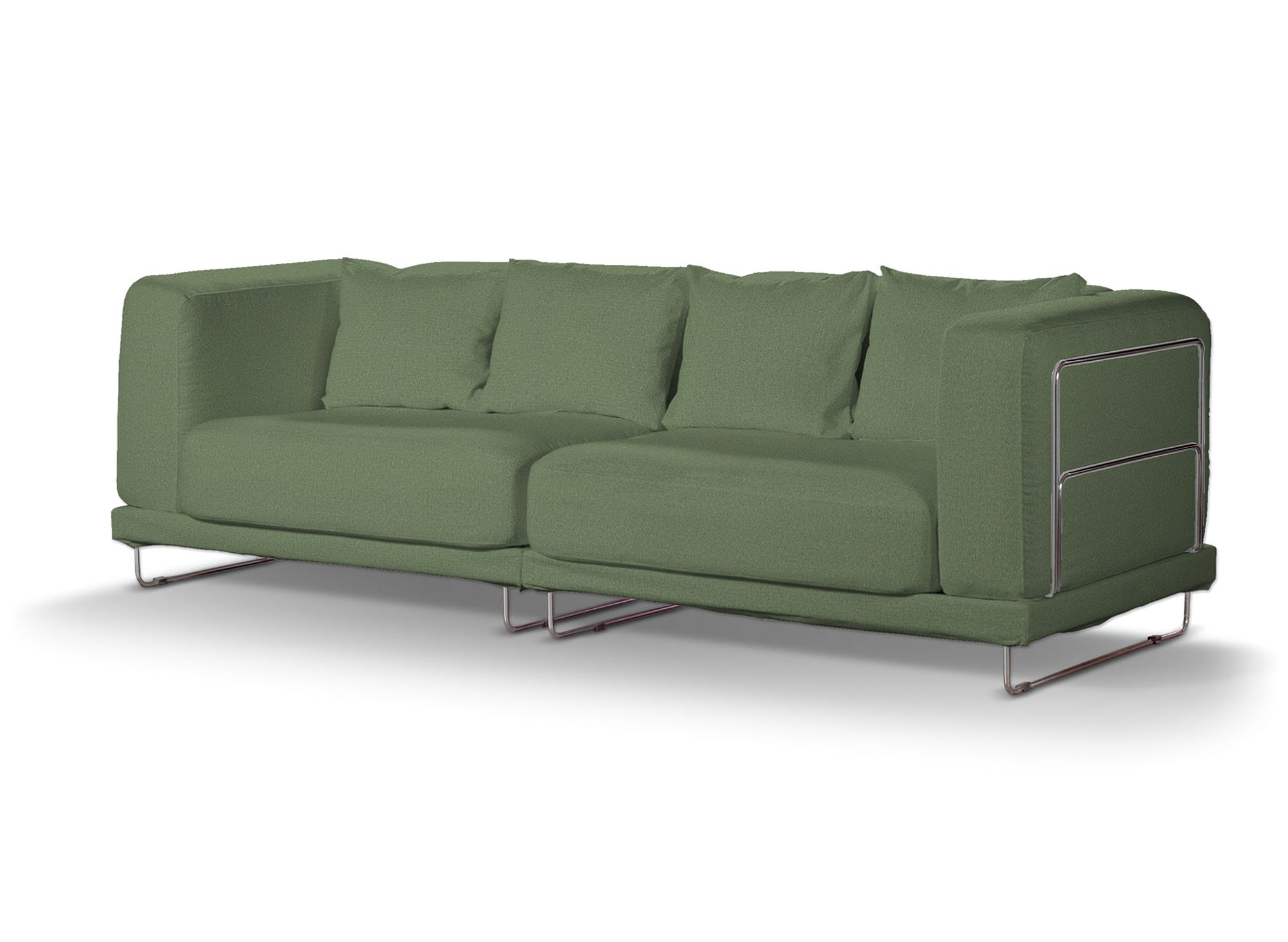 Bezug für Tylösand 3-Sitzer Sofa nicht ausklappbar Farbe grün Stoff strukturiert