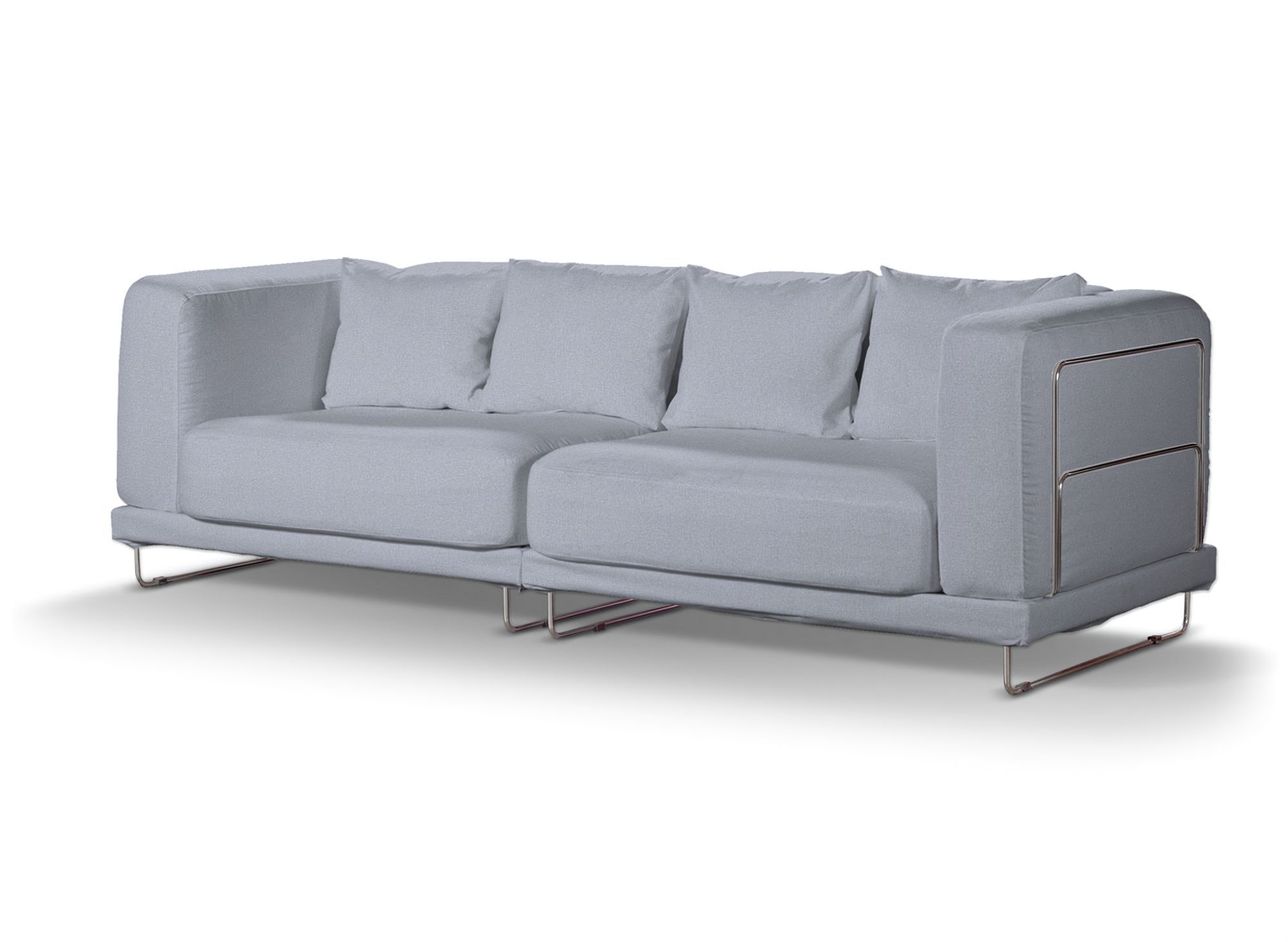 Bezug für Tylösand 3-Sitzer Sofa nicht ausklappbar Farbe blau Stoff strukturiert
