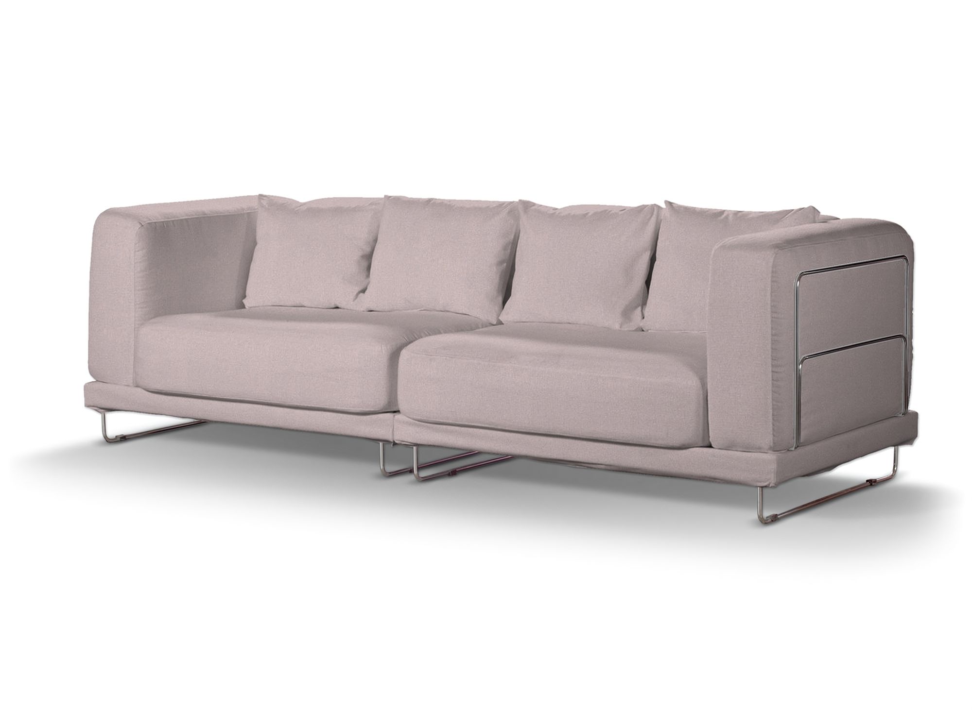 Bezug für Tylösand 3-Sitzer Sofa nicht ausklappbar Farbe rosa Stoff strukturiert