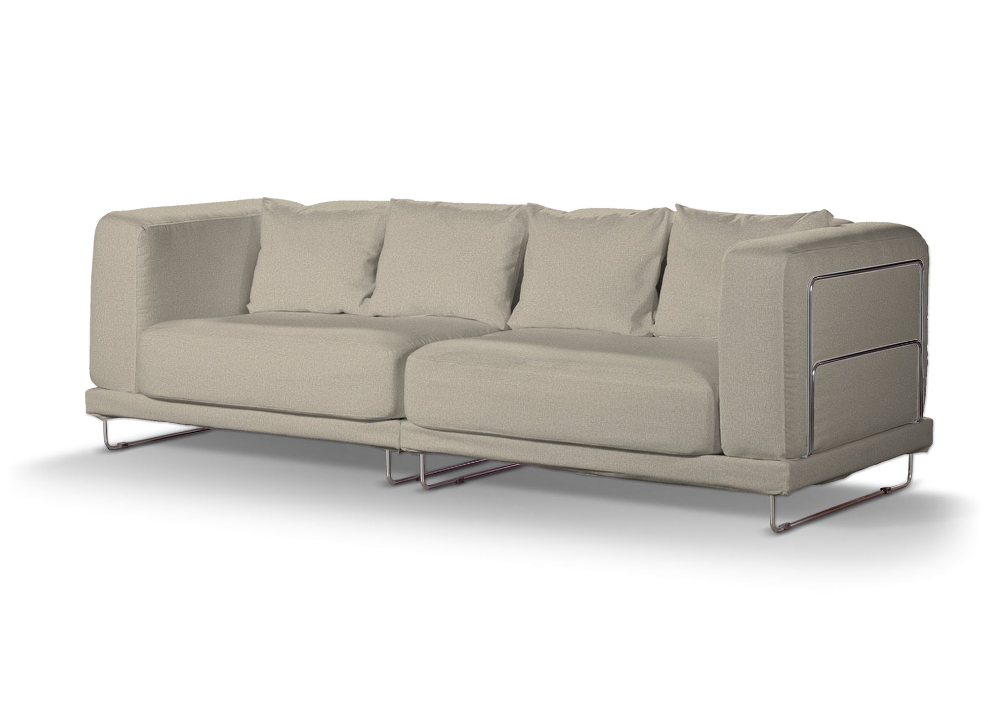 Bezug für Tylösand 3-Sitzer Sofa nicht ausklappbar Farbe beige Stoff strukturiert