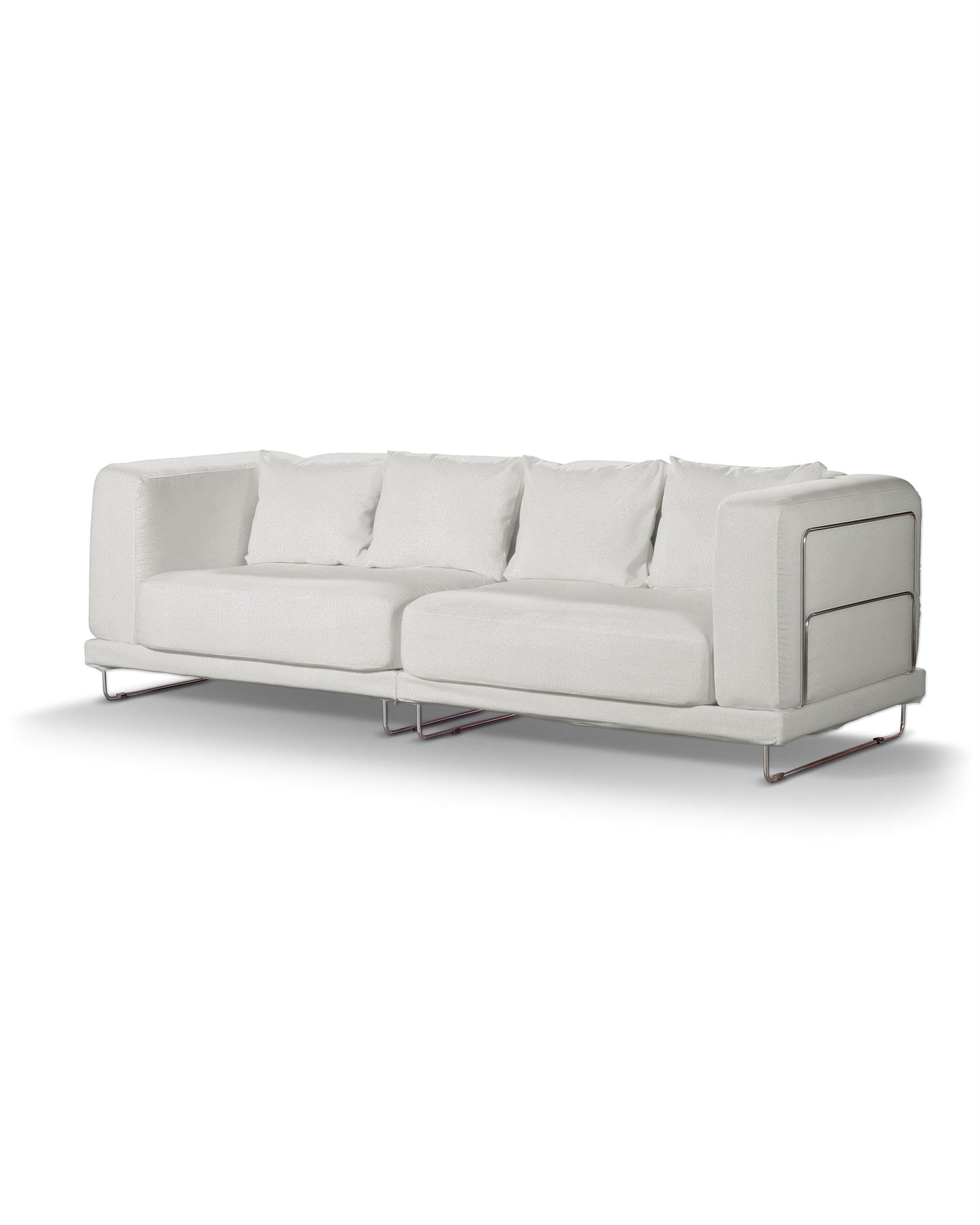 Bezug für Tylösand 3-Sitzer Sofa nicht ausklappbar Farbe creme Stoff strukturiert