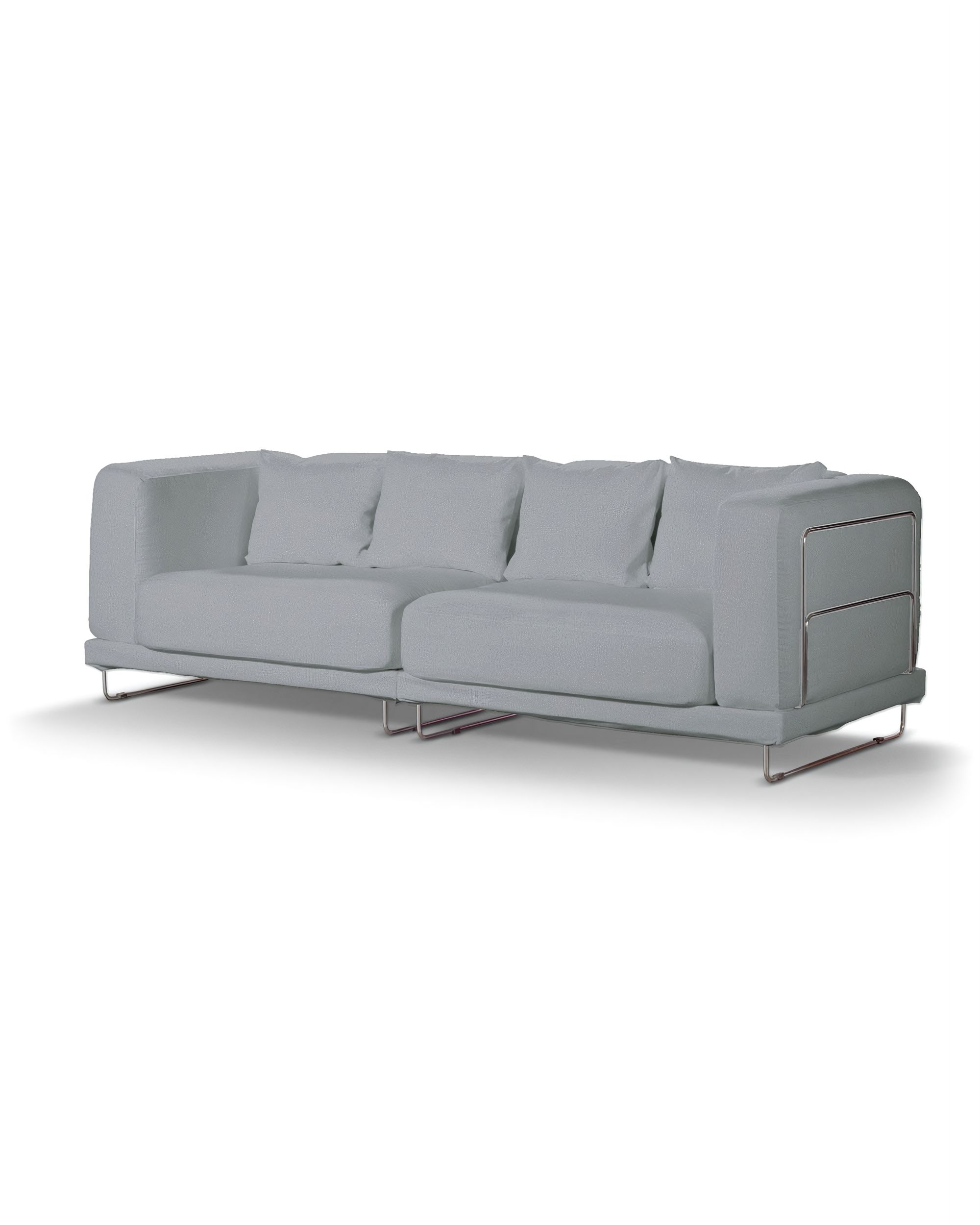 Bezug für Tylösand 3-Sitzer Sofa nicht ausklappbar Farbe grau Stoff strukturiert