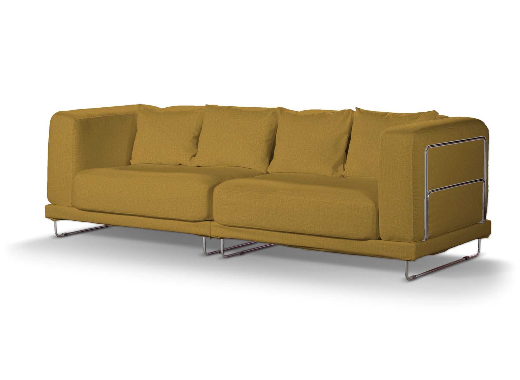Bezug für Tylösand 3-Sitzer Sofa nicht ausklappbar Farbe gelb Stoff strukturiert