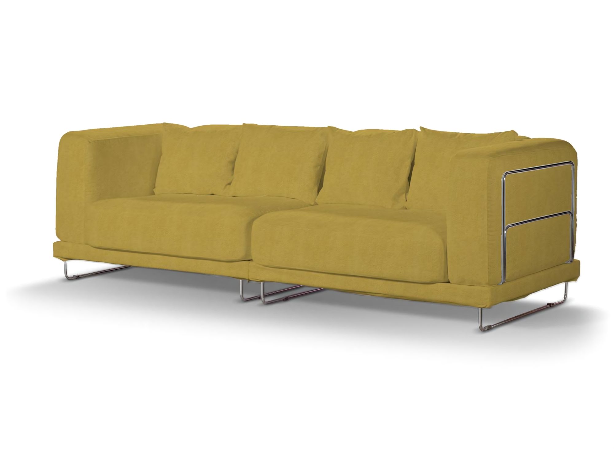 Bezug für Tylösand 3-Sitzer Sofa nicht ausklappbar Farbe gelb Stoff strukturiert