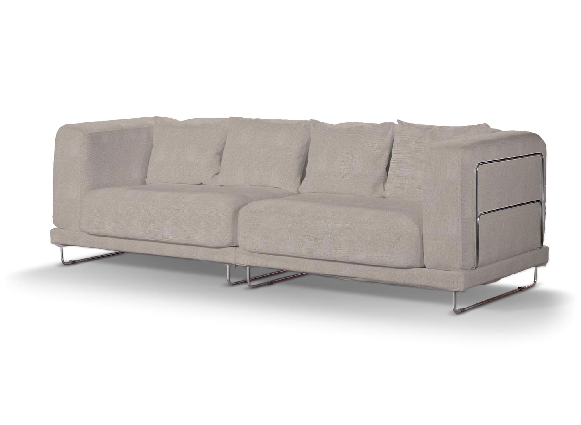 Bezug für Tylösand 3-Sitzer Sofa nicht ausklappbar Farbe beige Stoff strukturiert