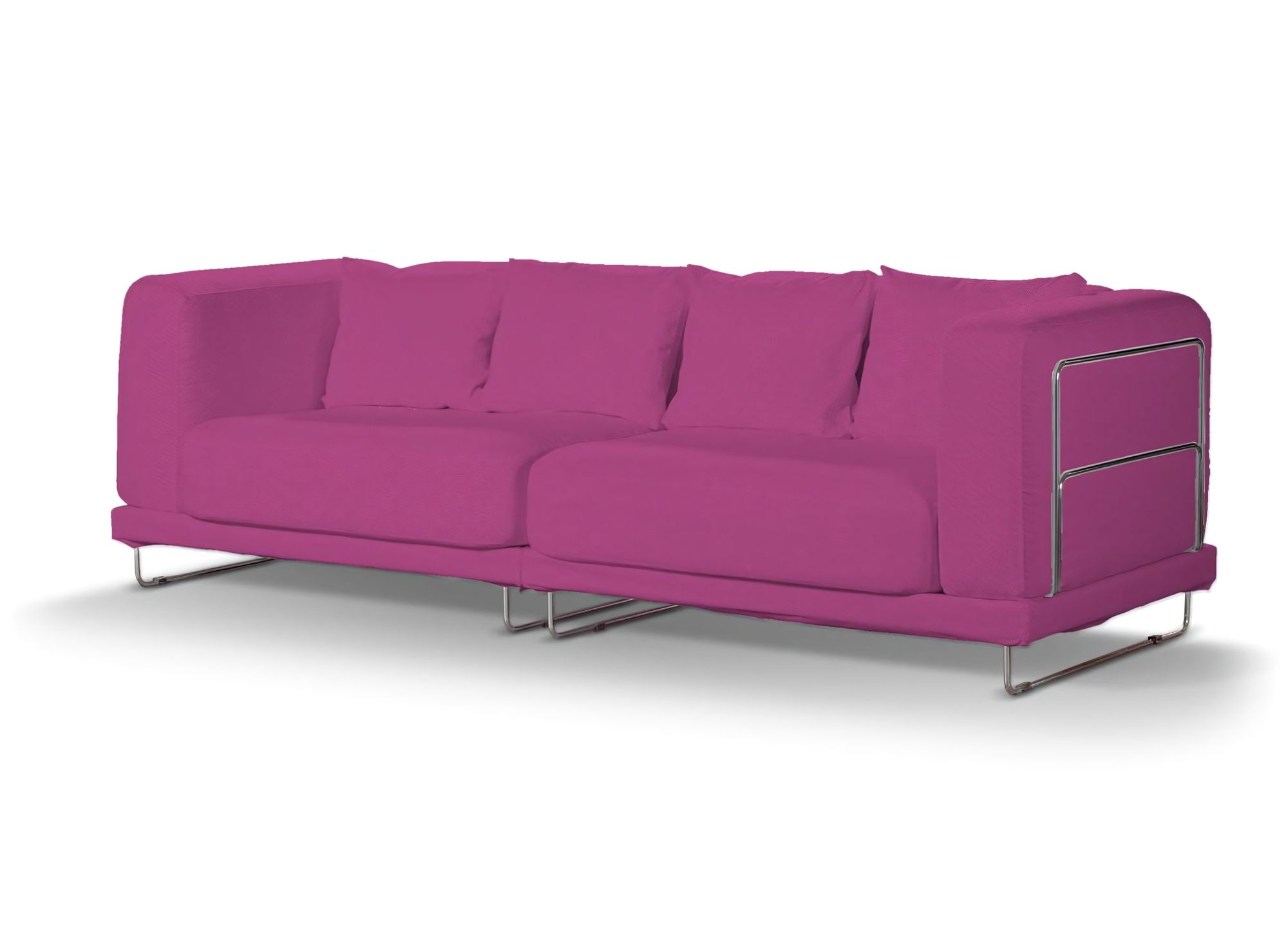 Bezug für Tylösand 3-Sitzer Sofa nicht ausklappbar Farbe rosa Stoff strukturiert