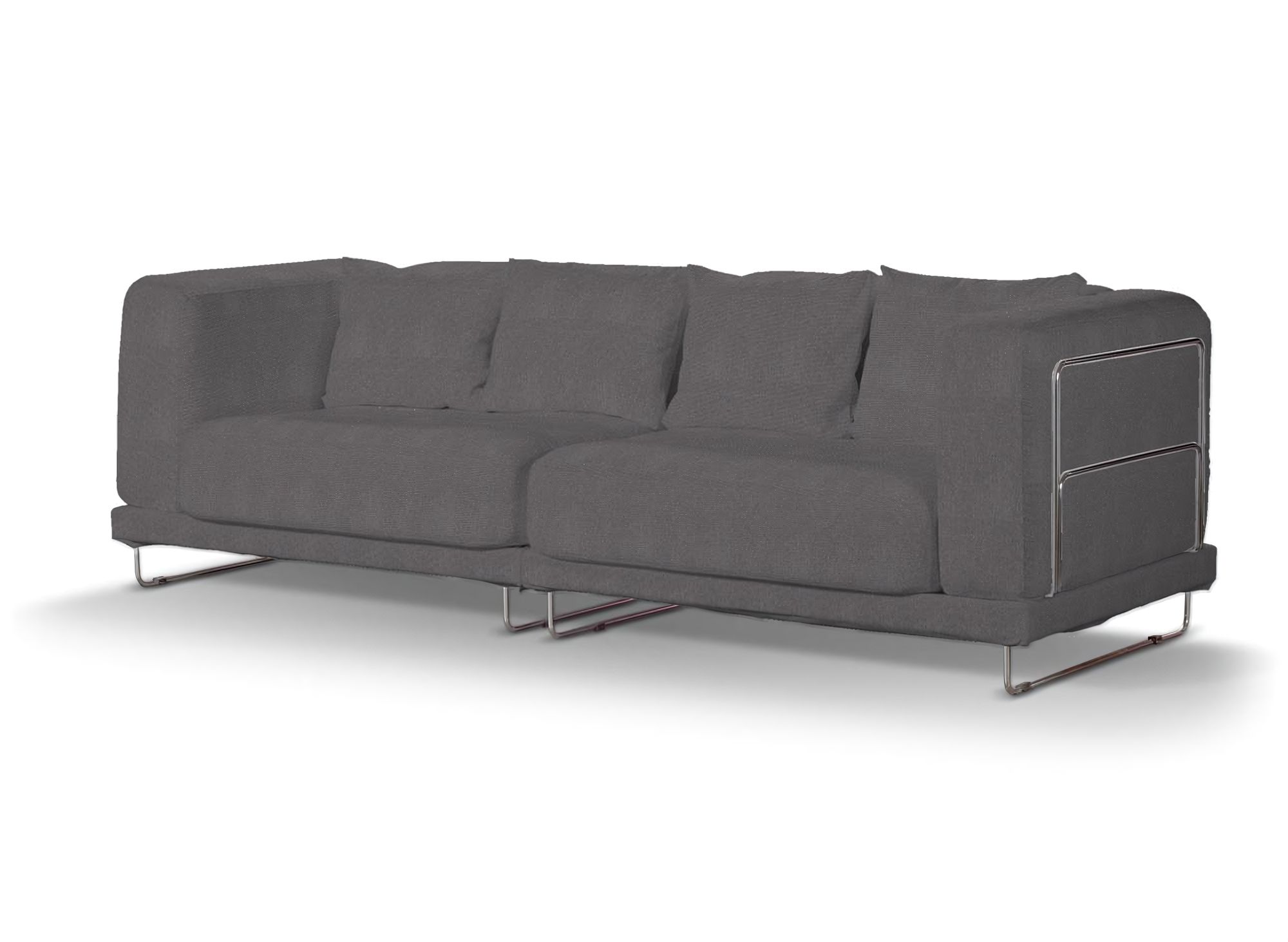 Bezug für Tylösand 3-Sitzer Sofa nicht ausklappbar Farbe grau Stoff strukturiert