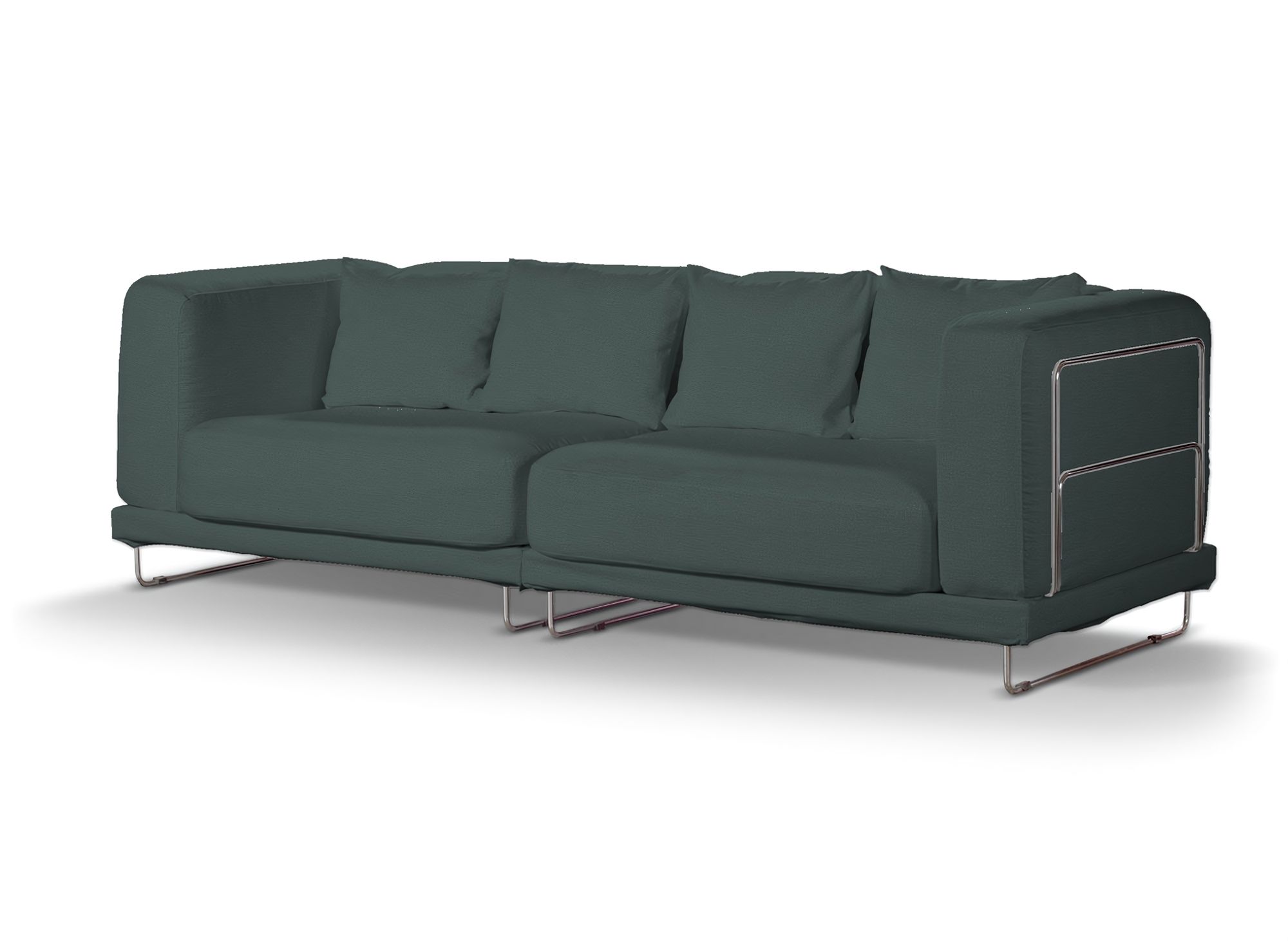 Bezug für Tylösand 3-Sitzer Sofa nicht ausklappbar Farbe grün Stoff samt