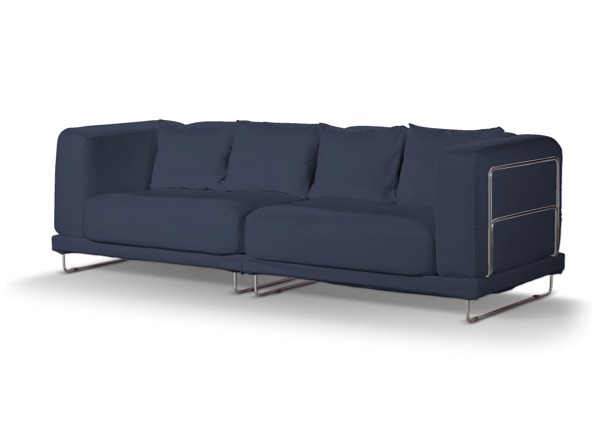 Bezug für Tylösand 3-Sitzer Sofa nicht ausklappbar Farbe dunkelblau Stoff samt