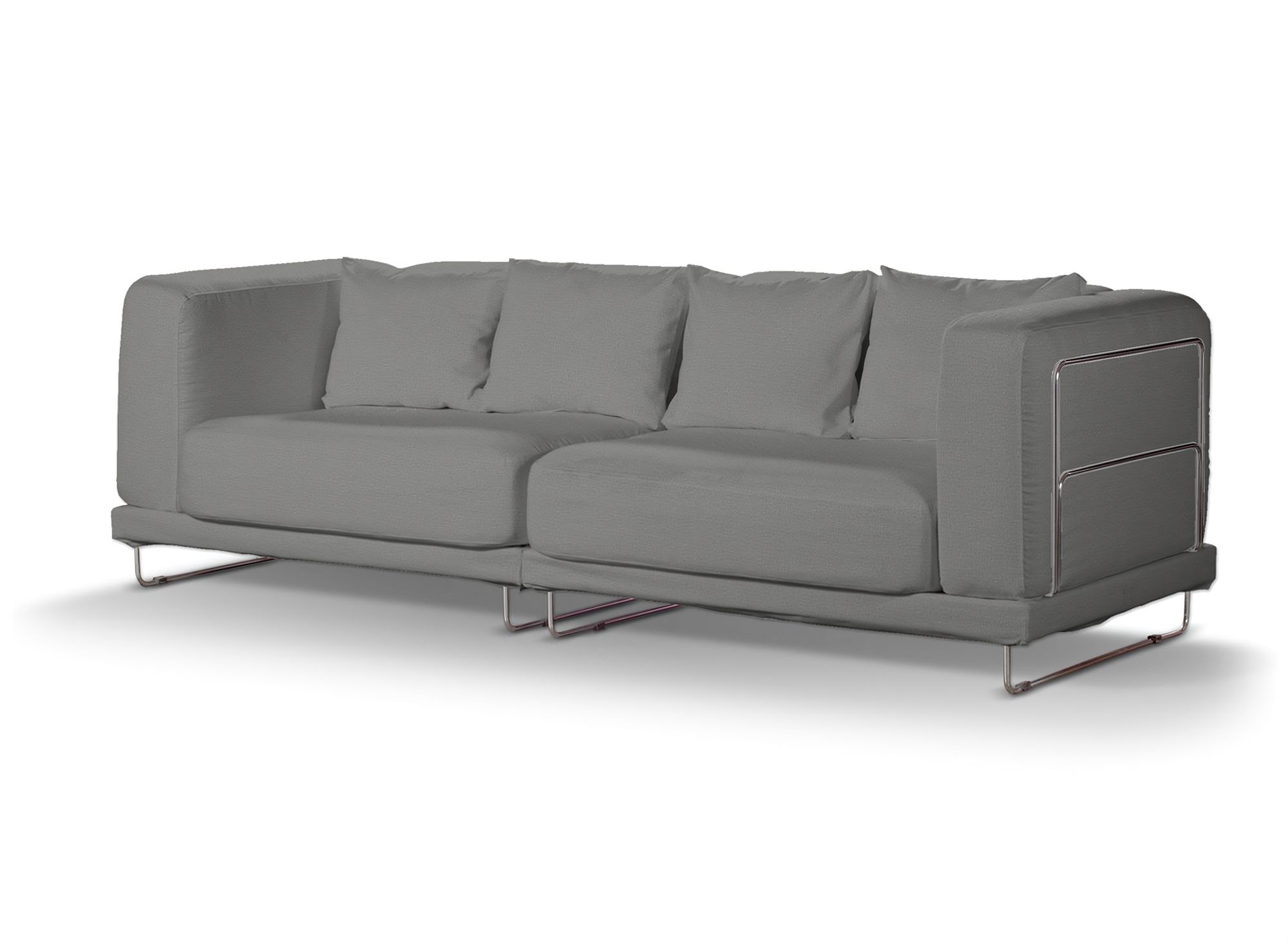 Bezug für Tylösand 3-Sitzer Sofa nicht ausklappbar Farbe grau Stoff samt